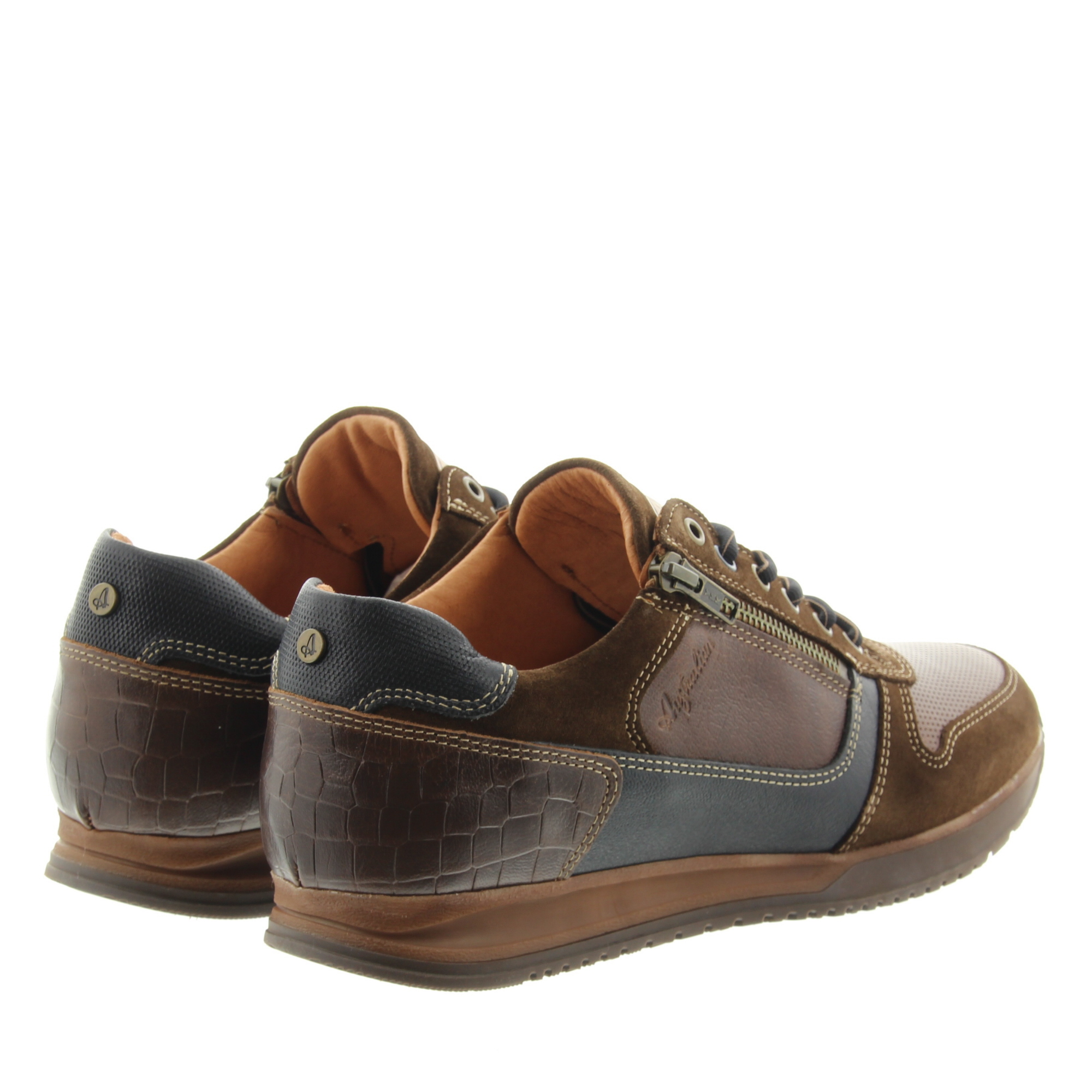 Australian Footwear 15.1508.05 Browning Width H D07 Brown-Blue Australian Footwear 15.1508.05 Browning Width H D07 Brown-Blue