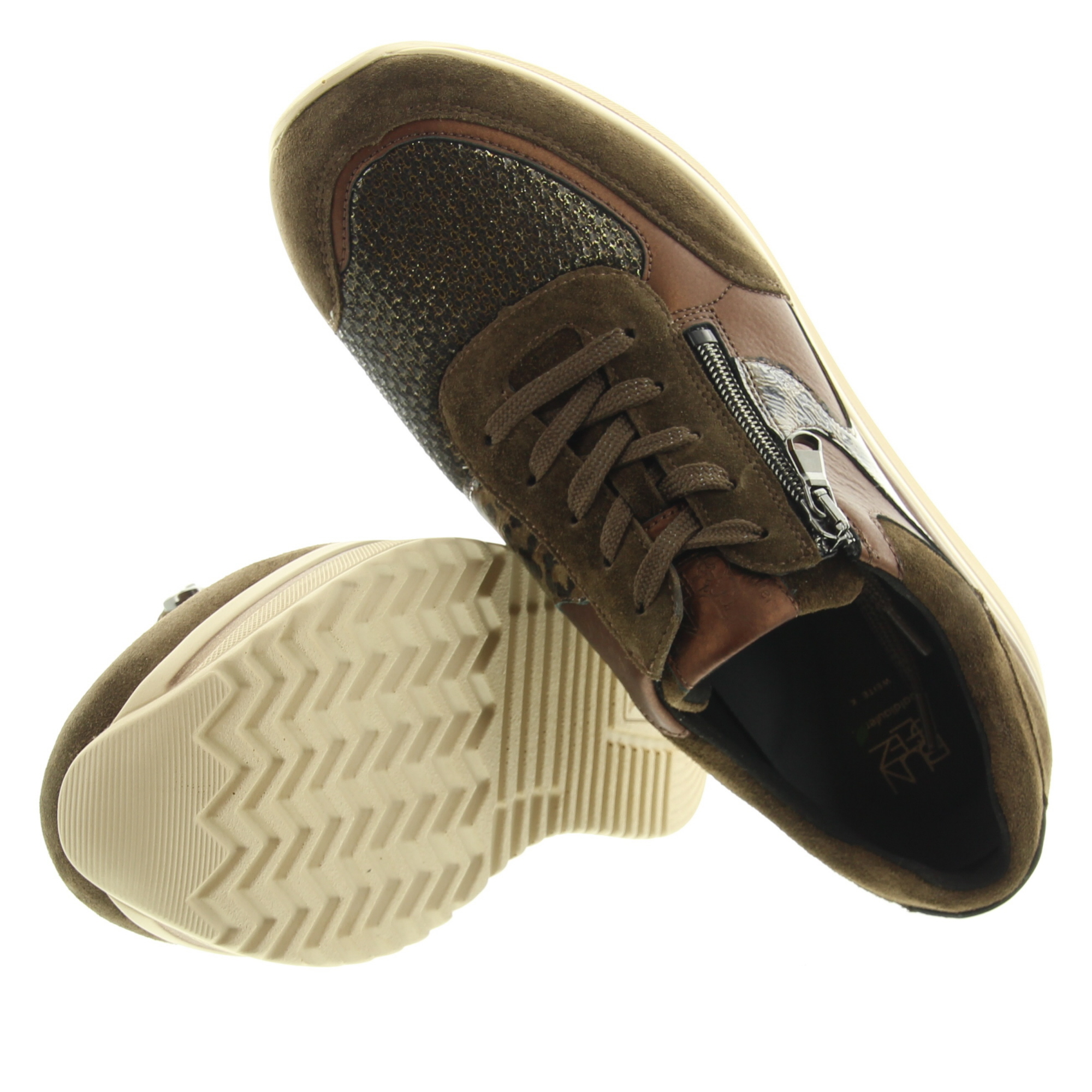 Waldlaufer 669K01 K-Luana 500 327 Wood Cognac Khaki