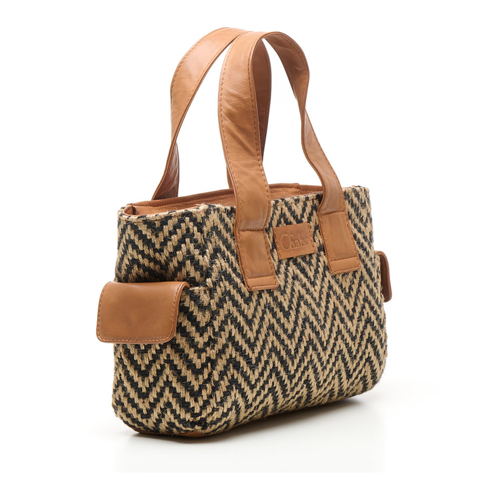 Chabo 202622 Romio Jaquard Handbag 33 Cognac Chabo 202622 Romio Jaquard Handbag 33 Cognac