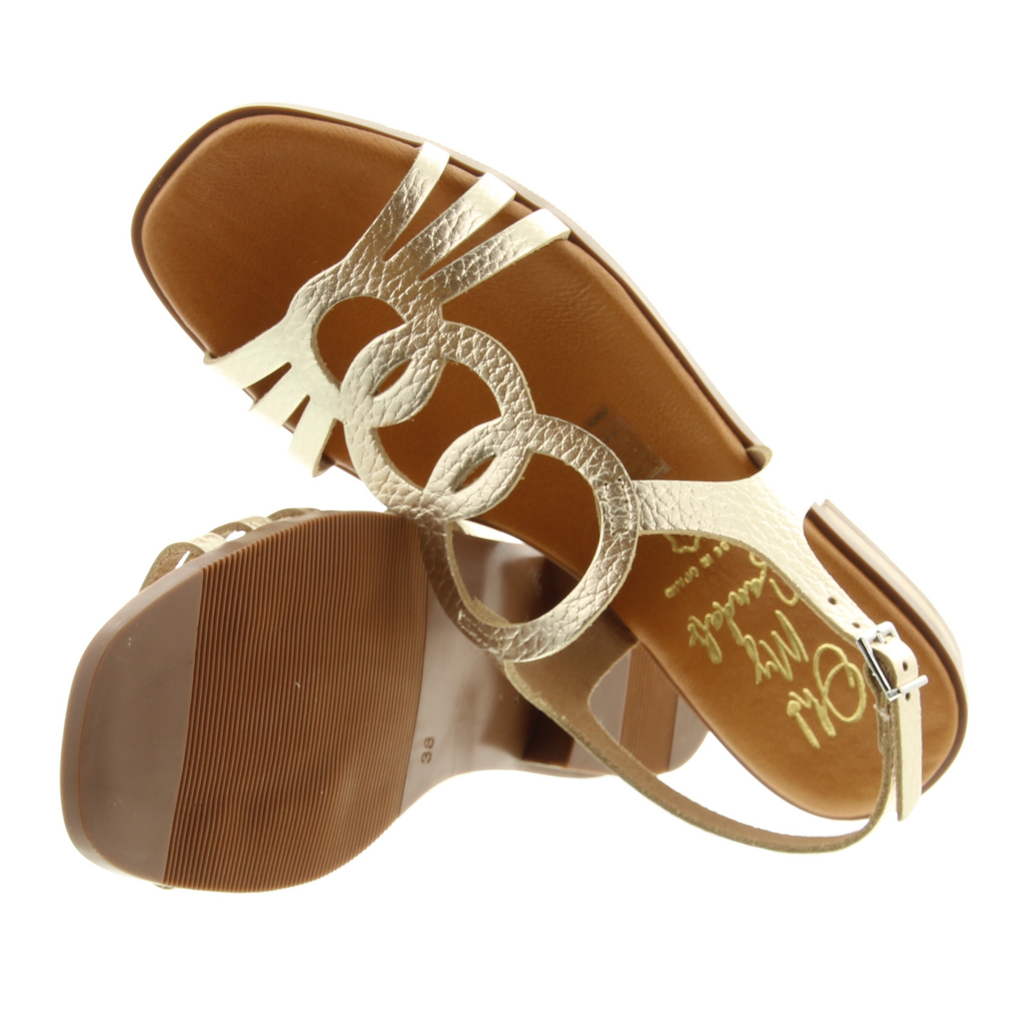 Oh My Sandals 5593 Champagne