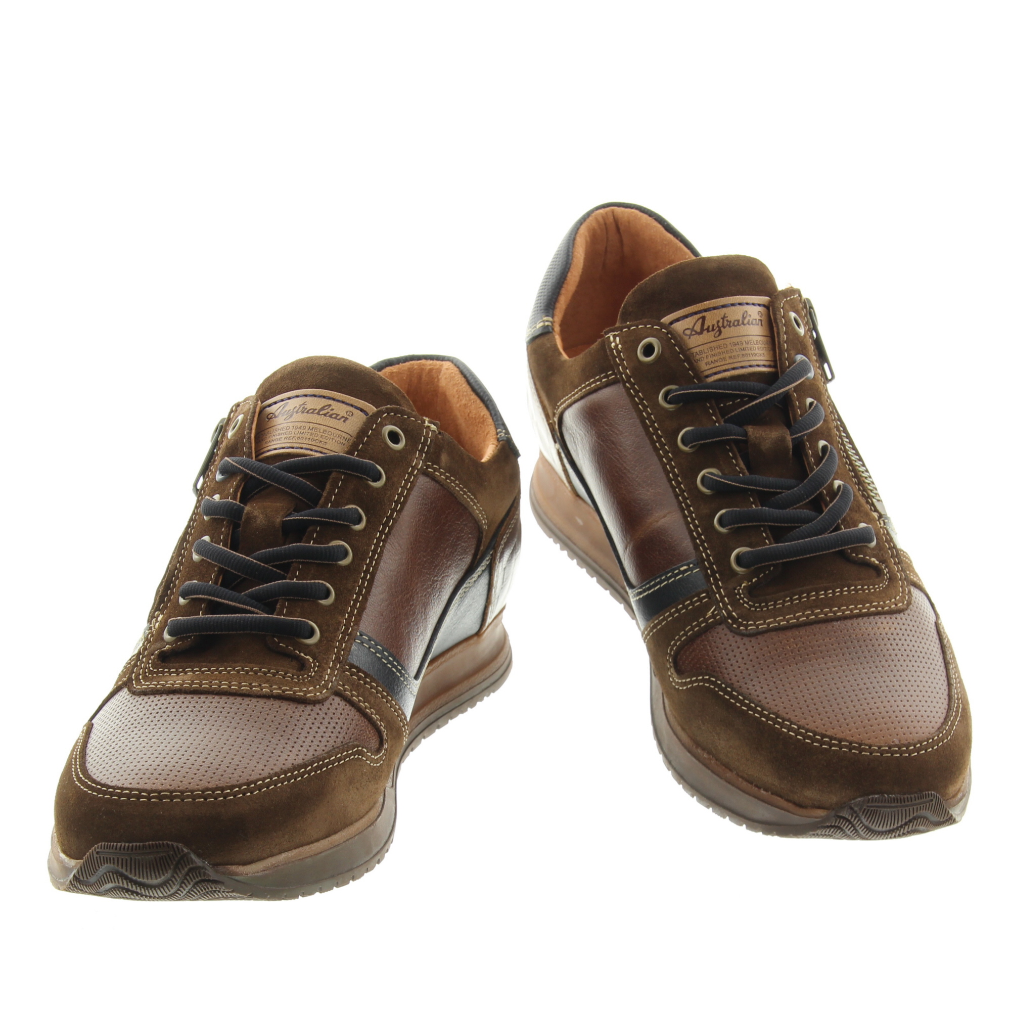 Australian Footwear 15.1508.05 Browning Width H D07 Brown-Blue Australian Footwear 15.1508.05 Browning Width H D07 Brown-Blue