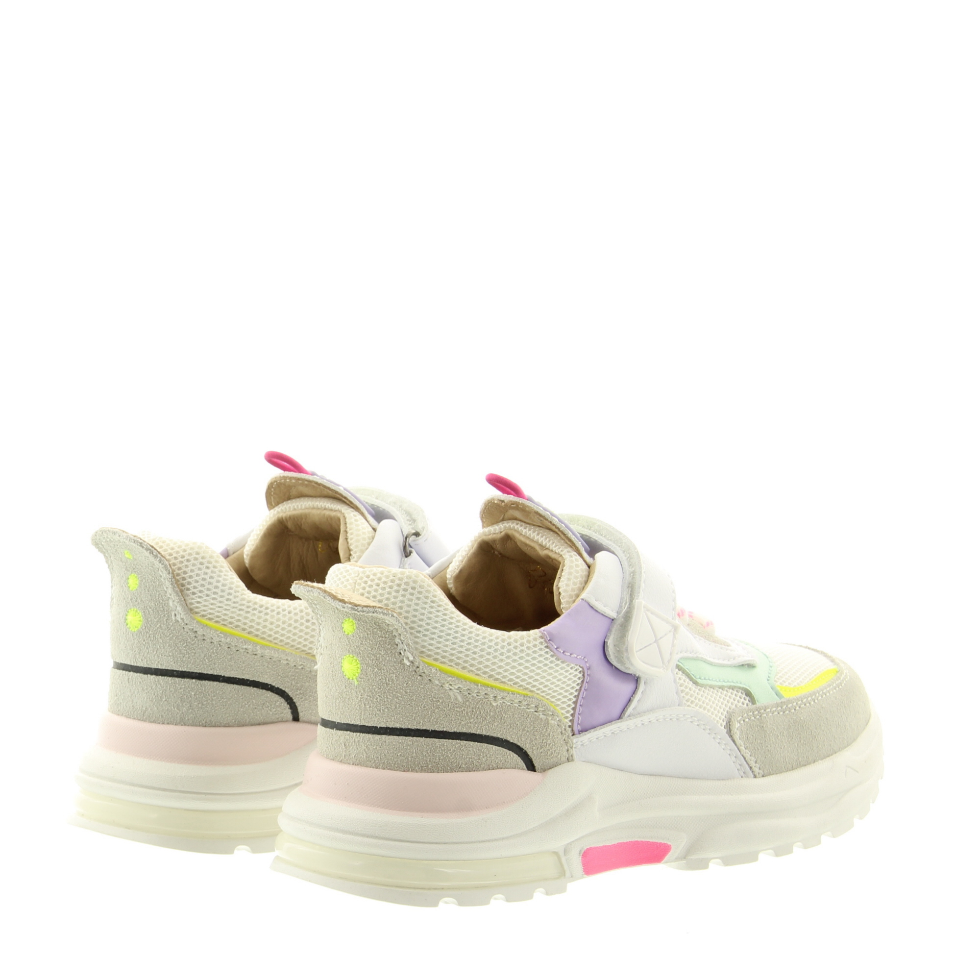 ShoesMe NR22S100-J White Lilac Green ShoesMe NR22S100-J White Lilac Green