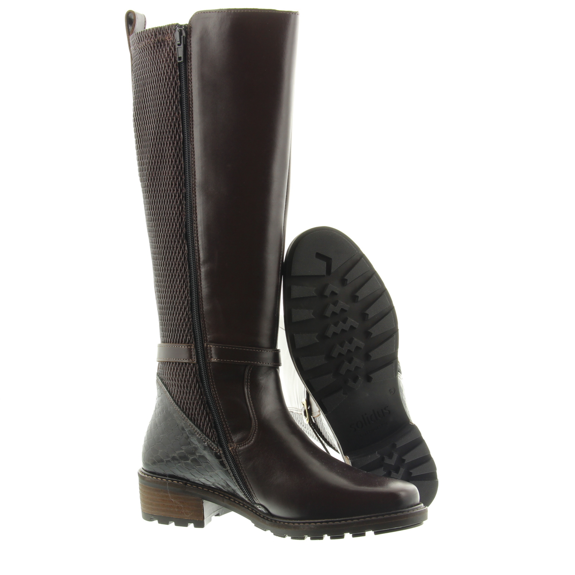 Solidus 61016 Kinga H+K 30755 Darkbrown Croco