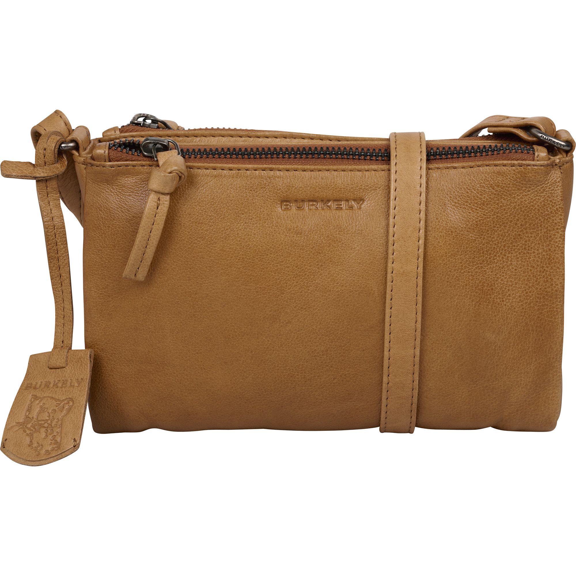 Burkely 1000304 Just Jolie Double Zip Crossbody Bag 84.24 Cognac