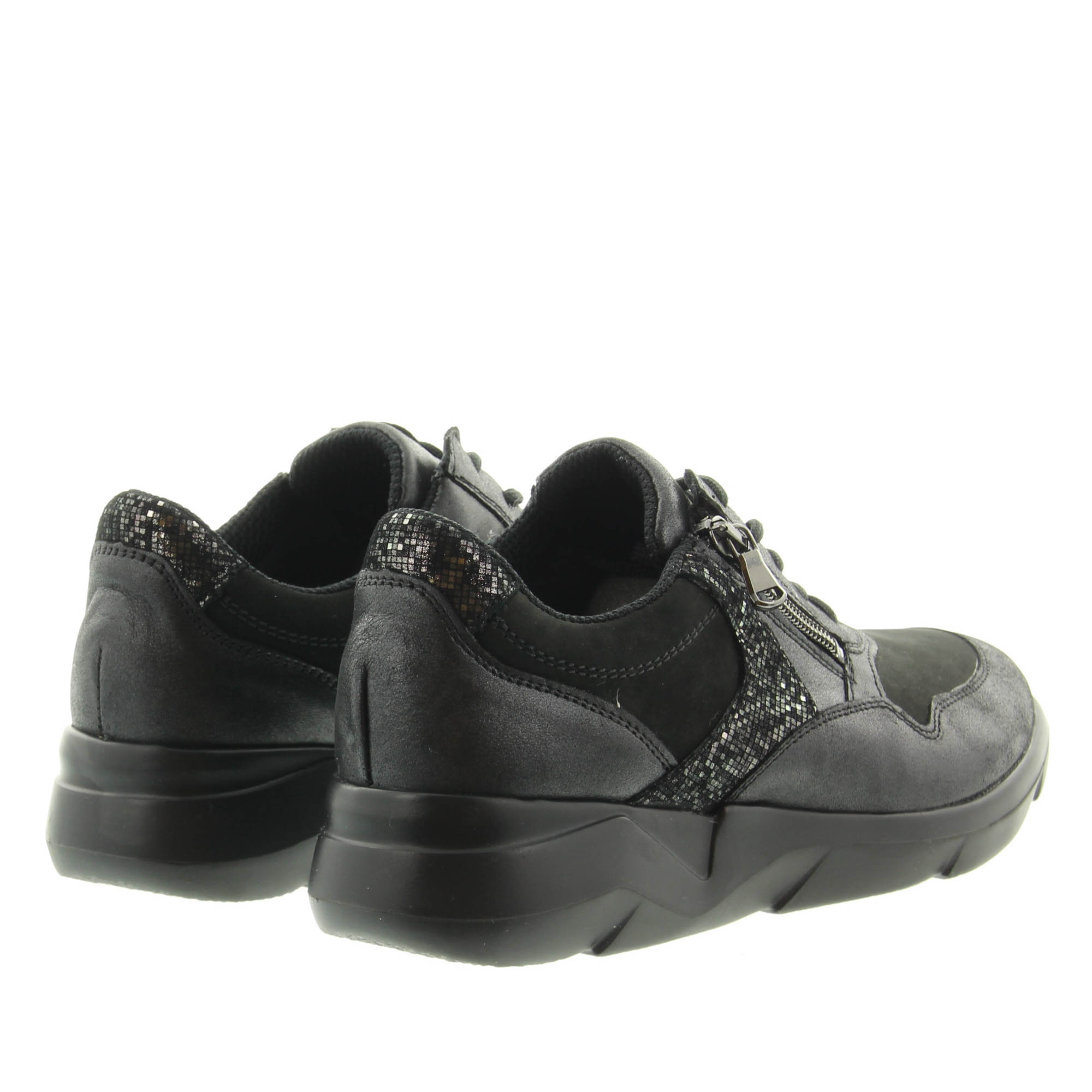 Waldlaufer 668001 K-Funky 411 361 Schwarz Silber