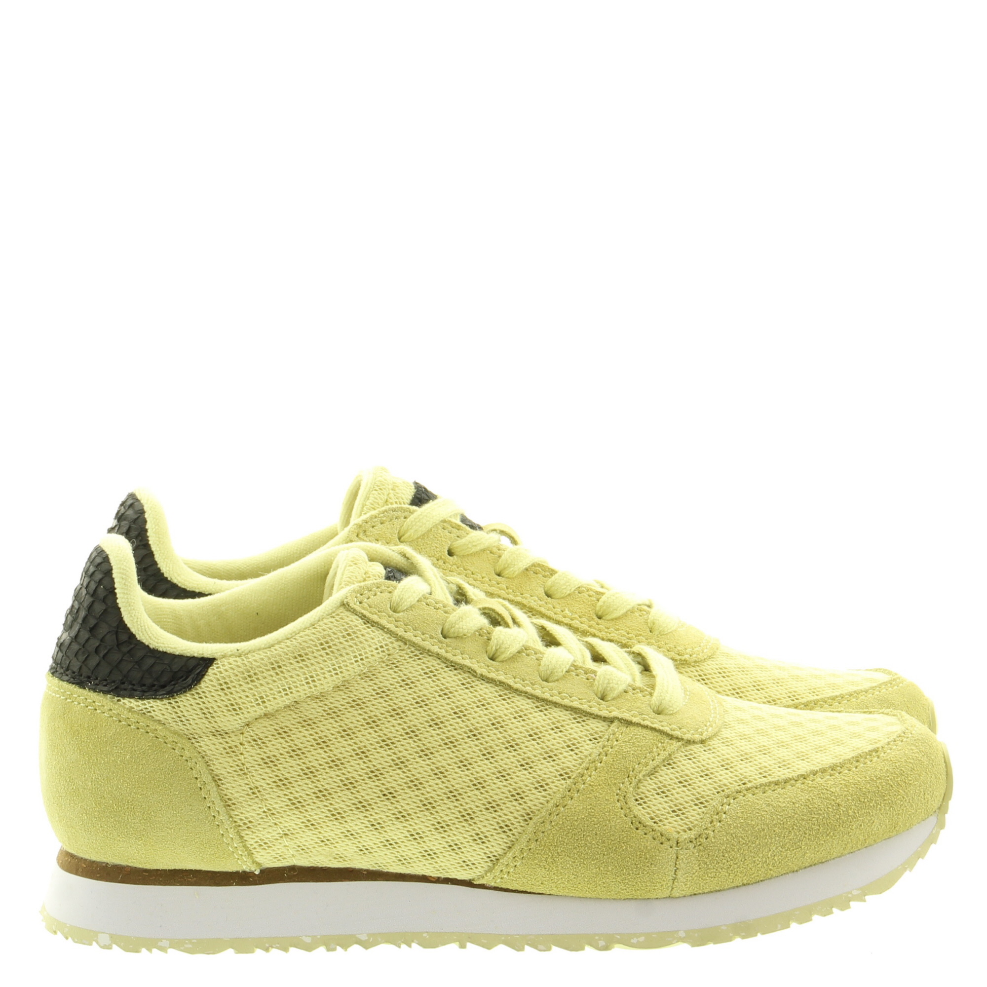 Woden Ydun Suede Mesh II 661 Lemongrass - Maat: EU 38 | UK 5