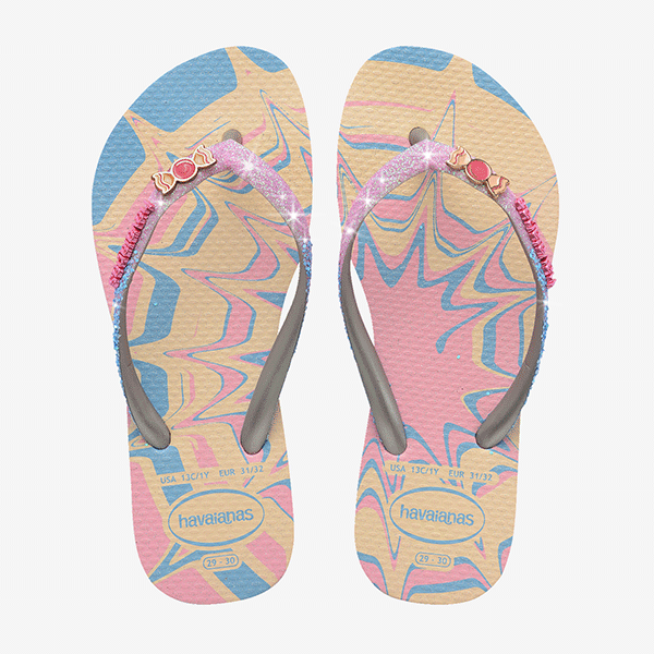 Havaianas Kids Slim Glitter Trendy Pink