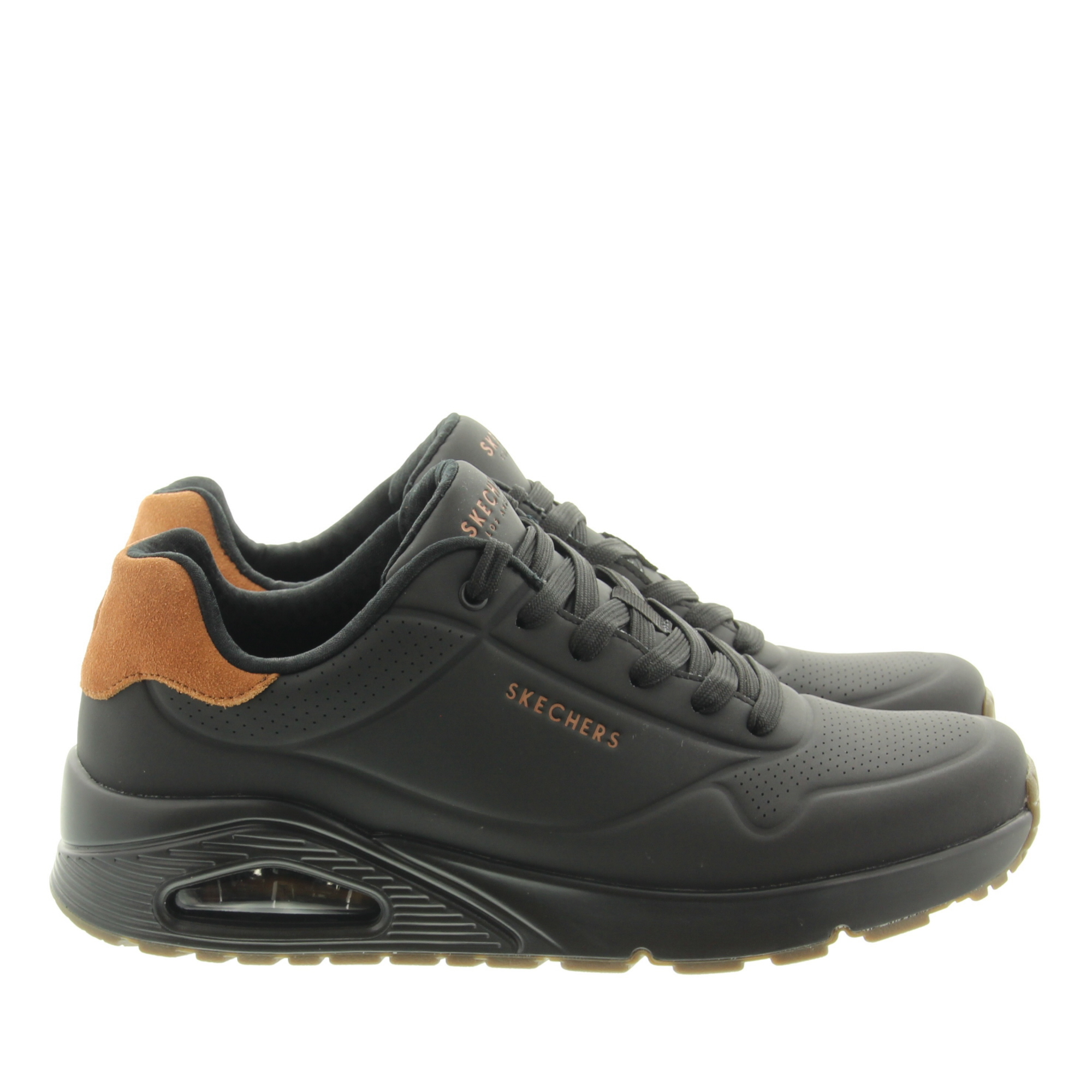 Skechers 183004 Uno-Suited On Air BBK Black