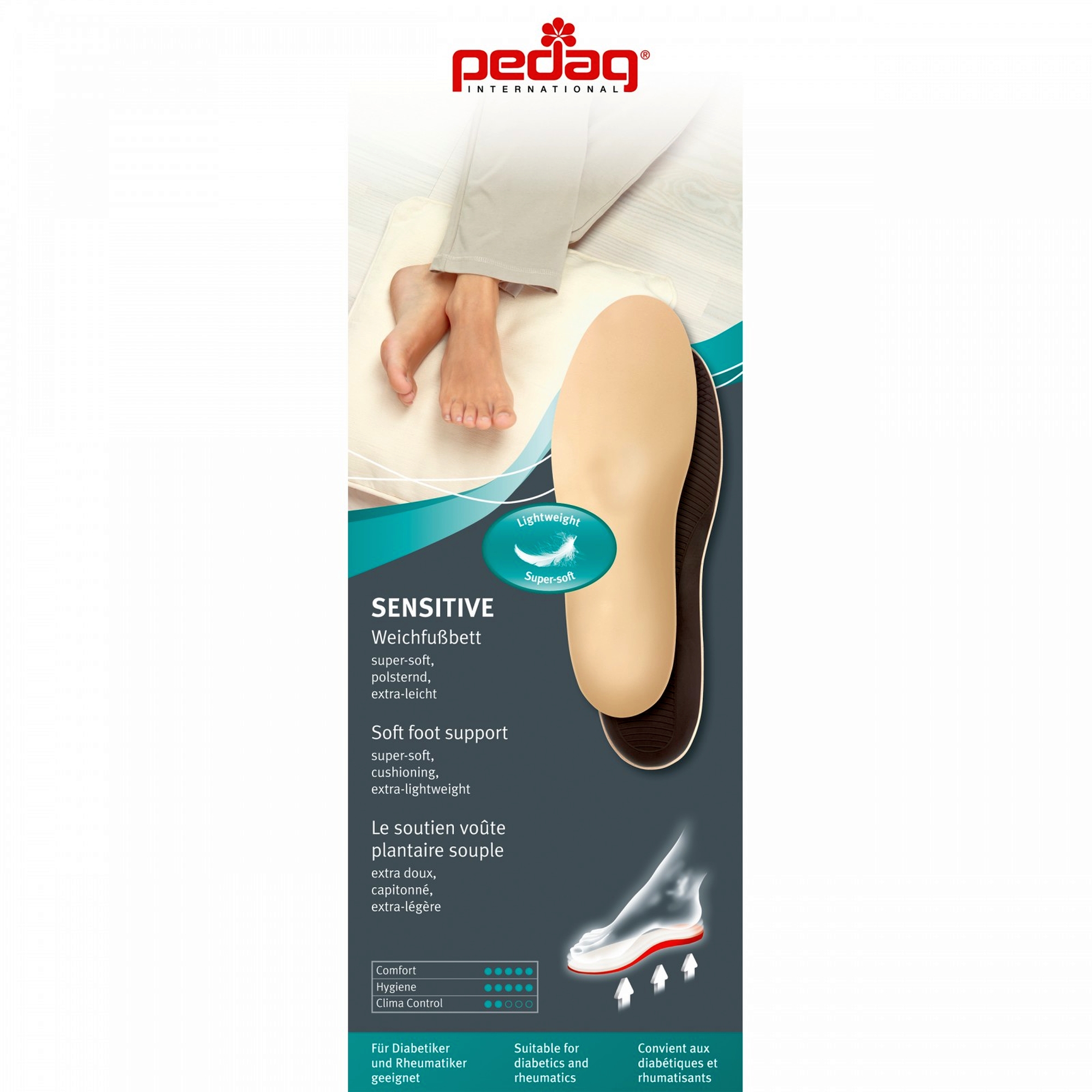 Pedag 158 Sensitive Comfortinlegzool