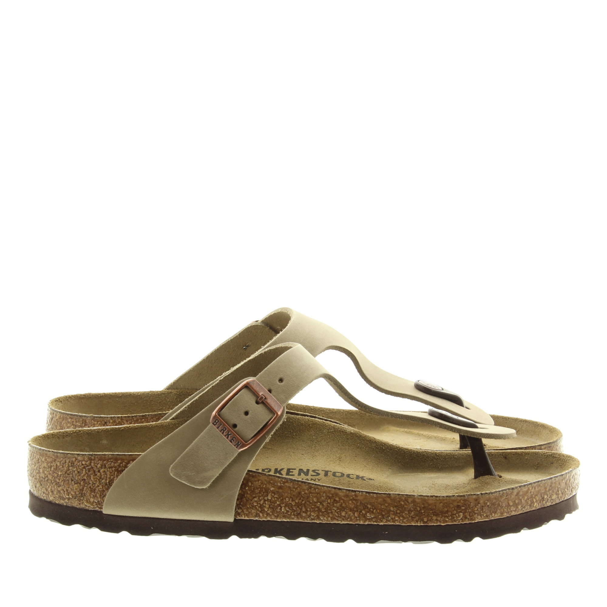 Birkenstock 0943811 Gizeh Natural Leather Oiled Tabacco Brown