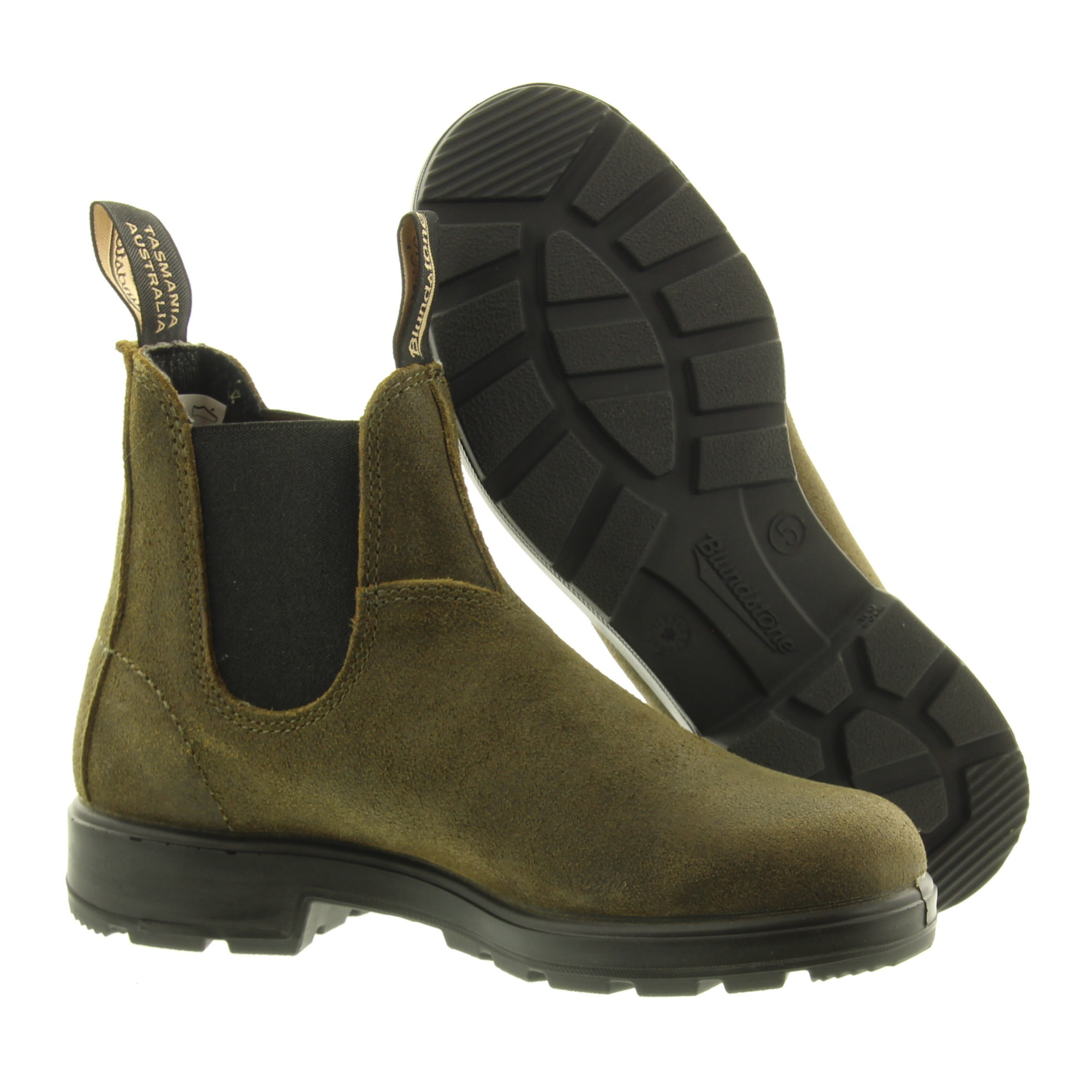 Blundstone 1615 Waxed Suede Olive