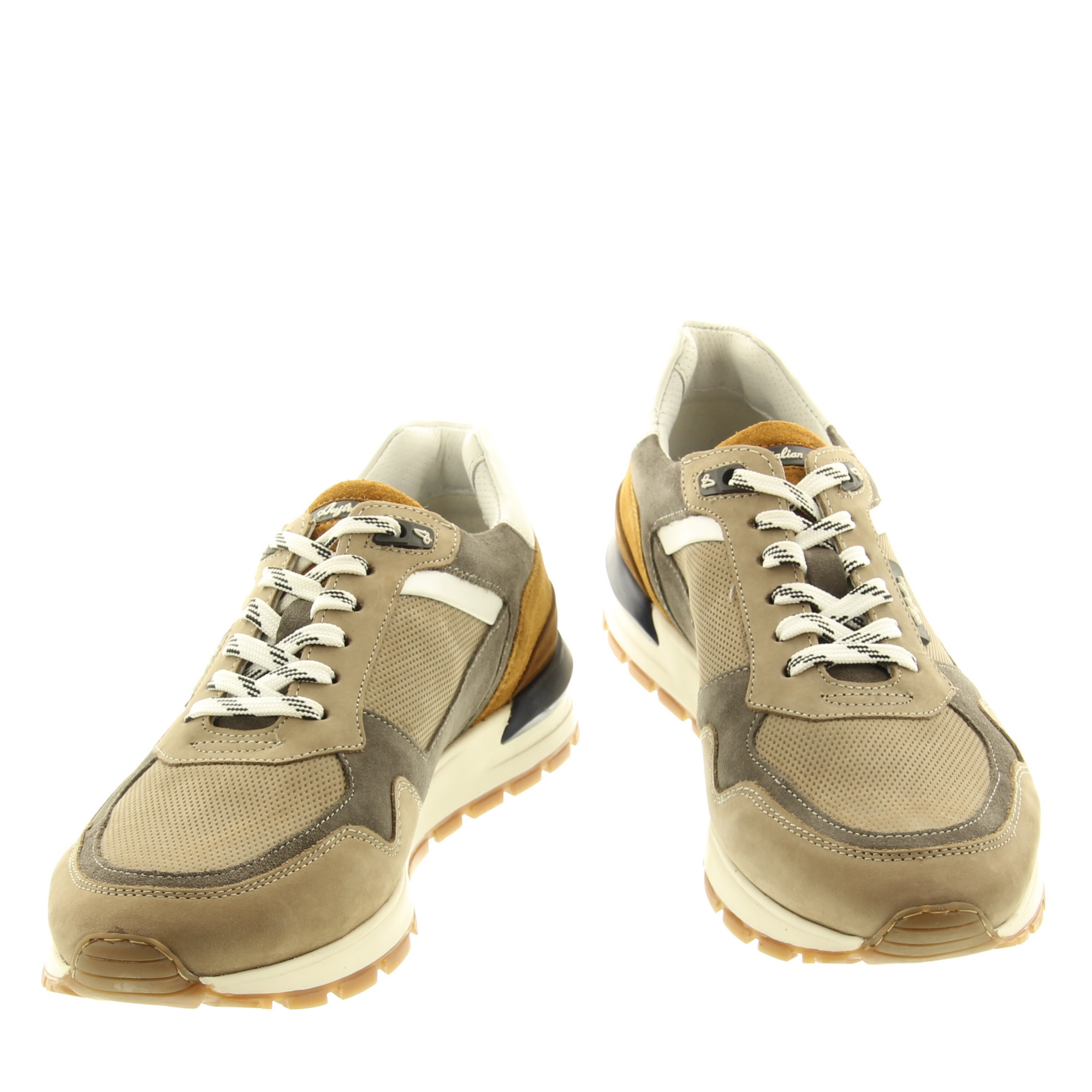 Australian Footwear Novecento 15.1632.02 KI0 Grey-Cognac-White