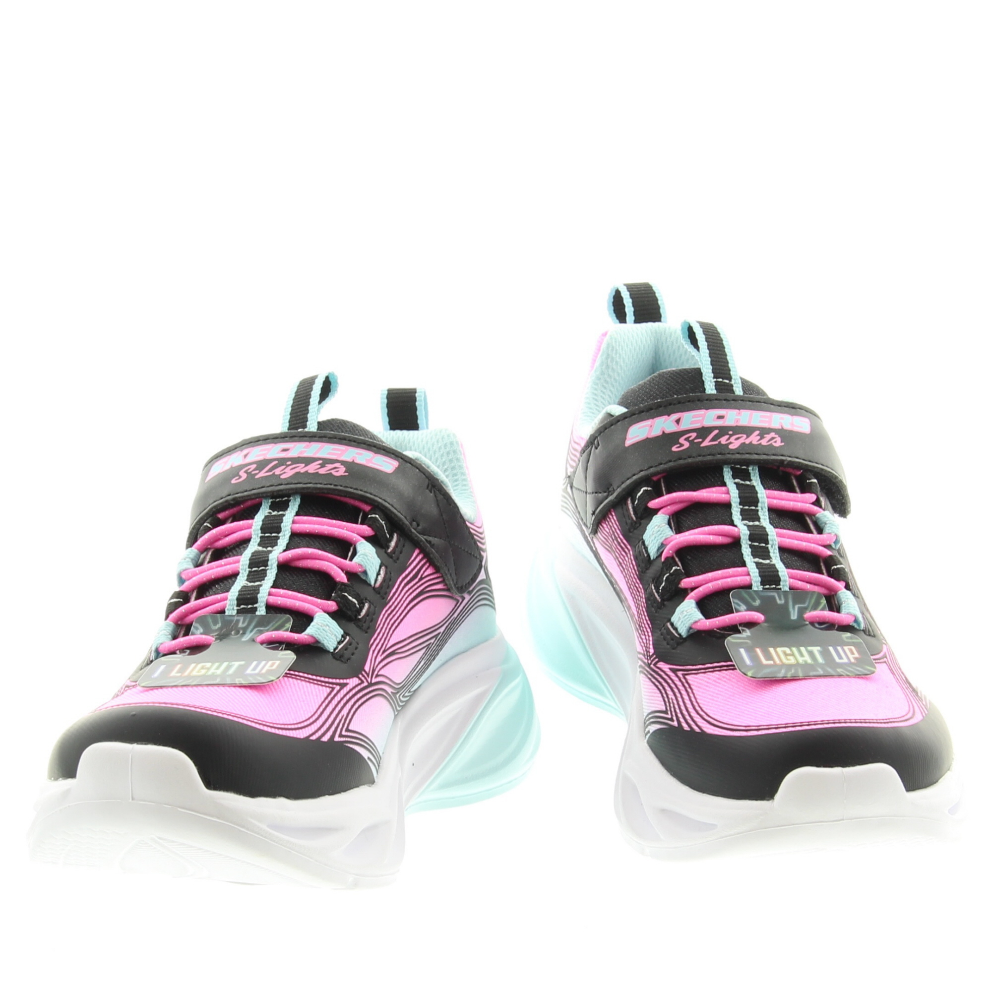 Skechers 303712L S-Lights Cosmic Glow BKMT Black Multi