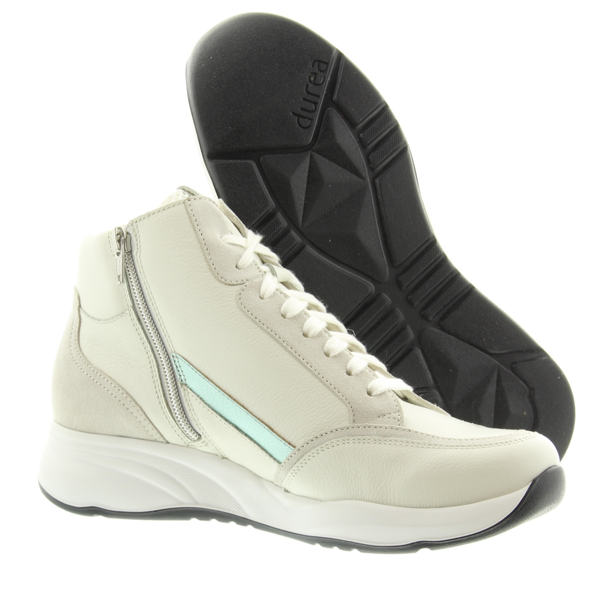 Durea 9811 609 M 1517 Wit/offwhite/metaal groen