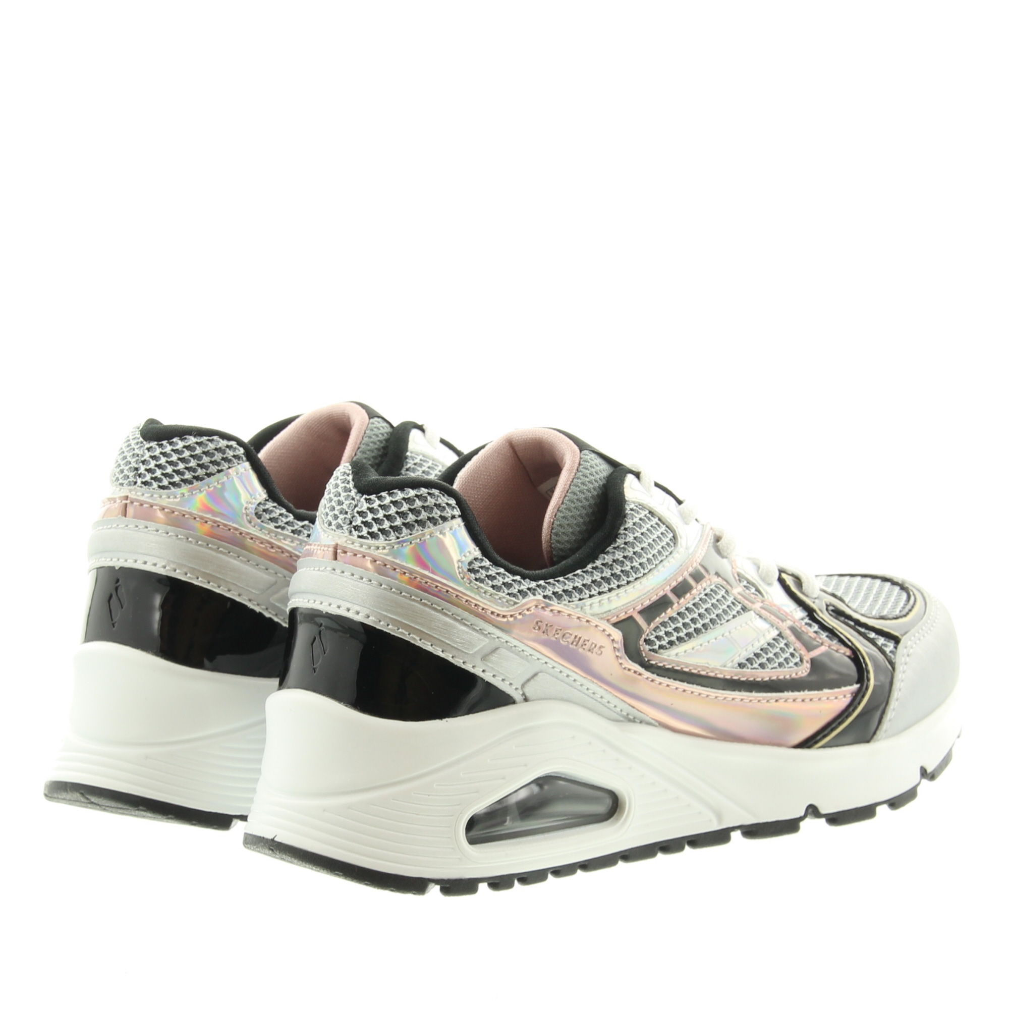 Skechers 310328L Uno Gen1-PlatinumFlash SLBK Silver Black