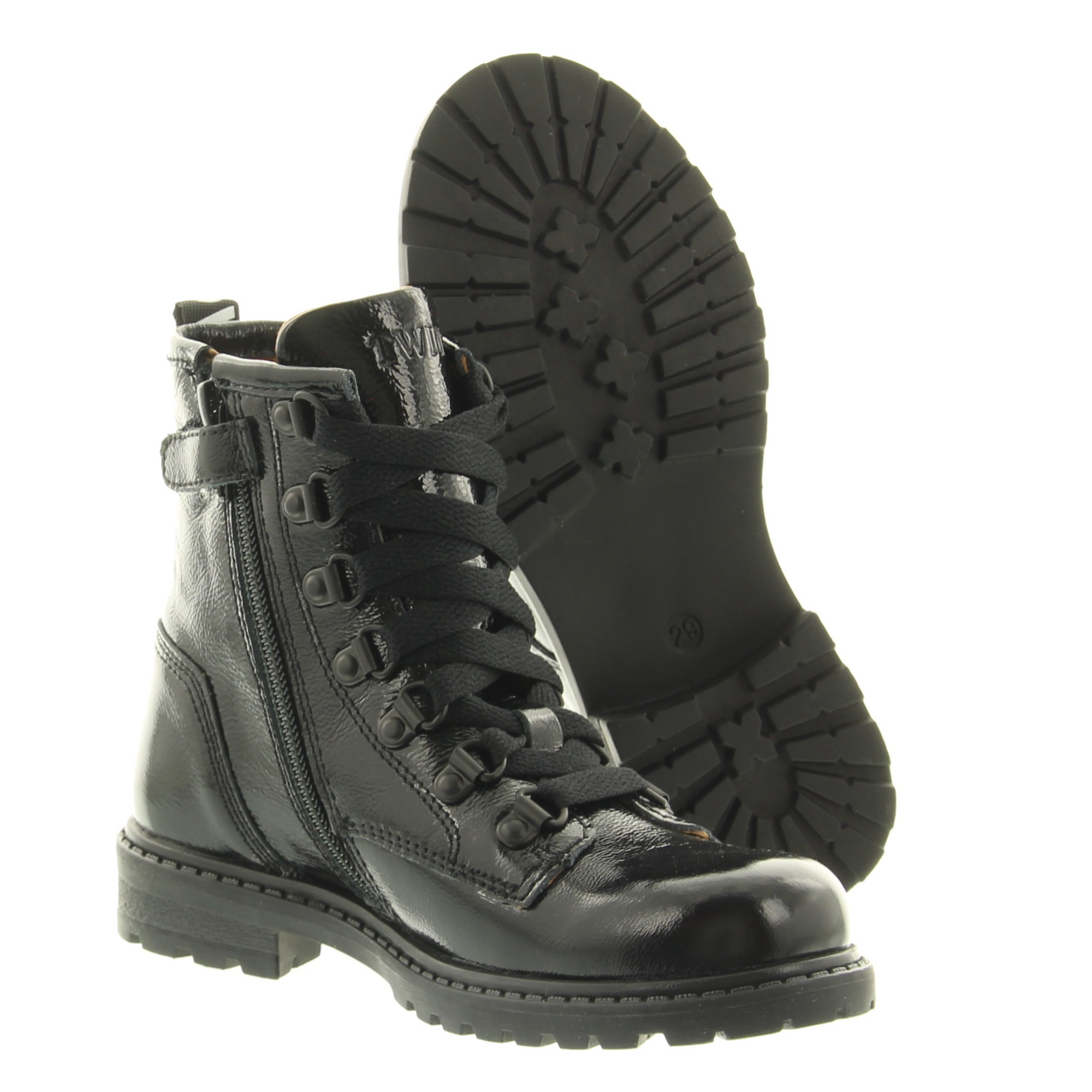 Twins Trackstyle 320510 989 Black Patent Twins Trackstyle 320510 989 Black Patent
