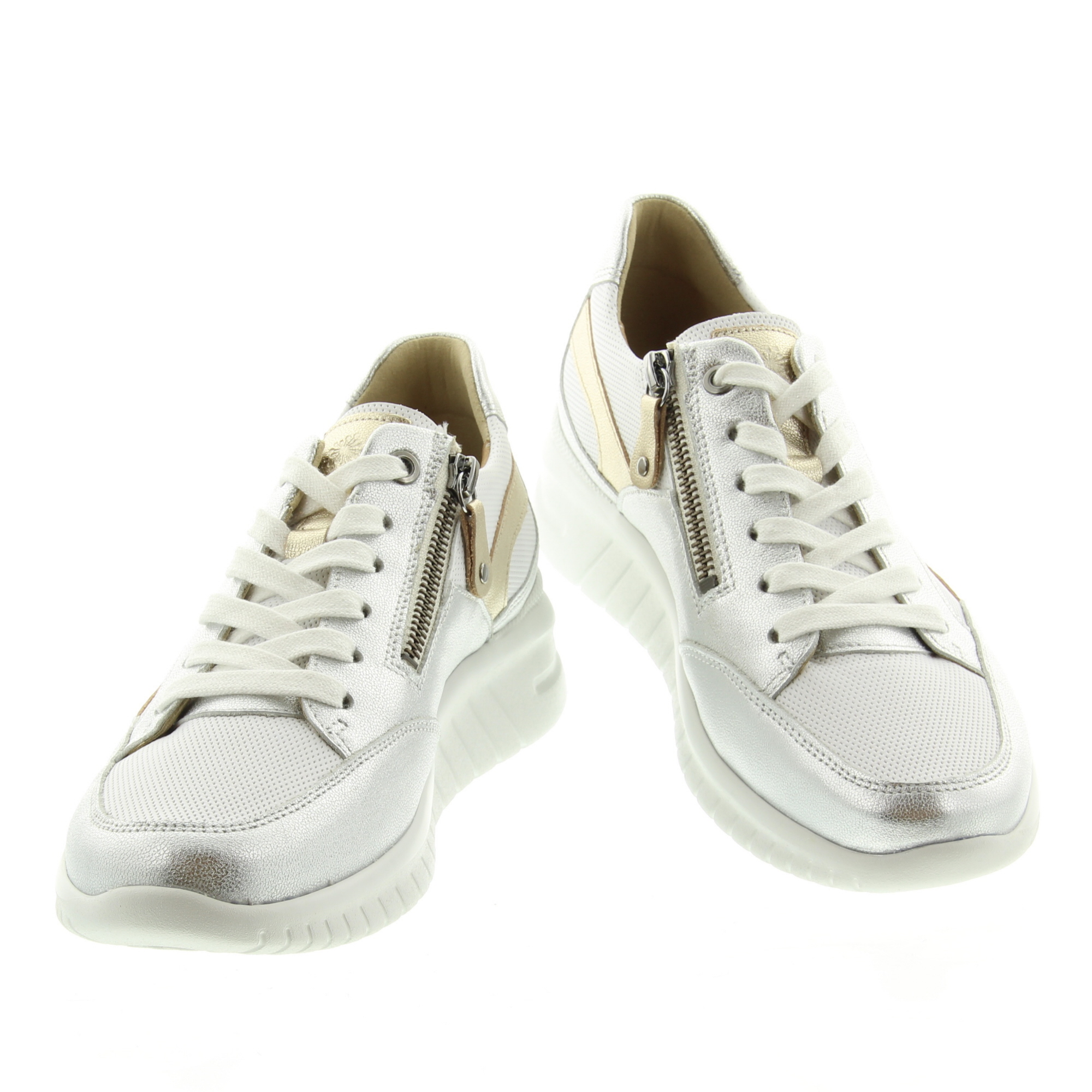 Hartjes 162.2402 Wave Shoe 59.02 Silber Weiss