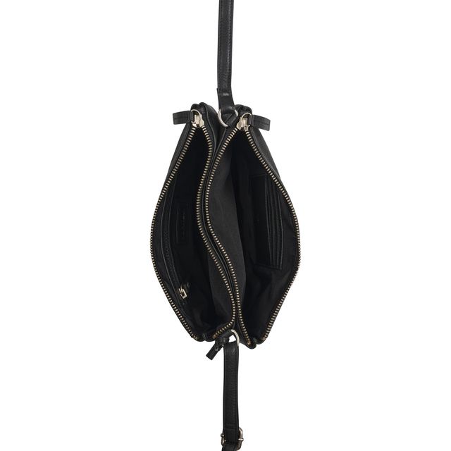 Burkely 1000342 Soft Skylar Double Pocket Zip 10 Black