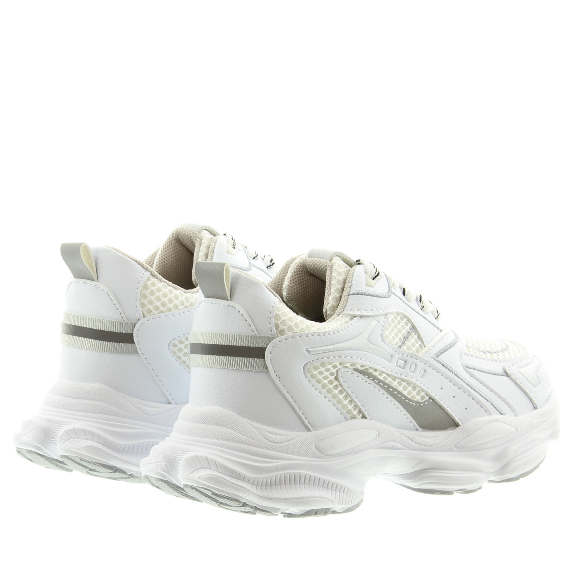 ShoesMe LW25S006-G Light Weight White Silver