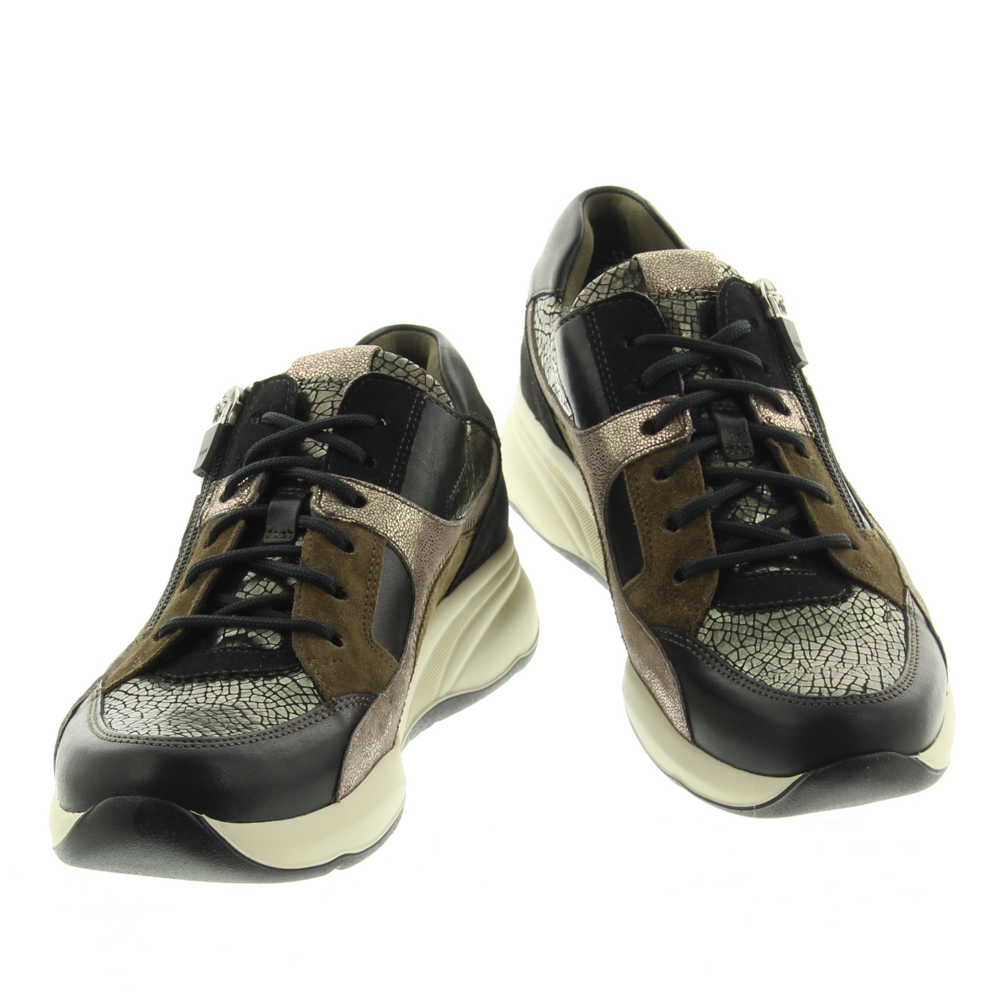 Durea 6318 604 G 2266 Zwart Gunmetal Bruin