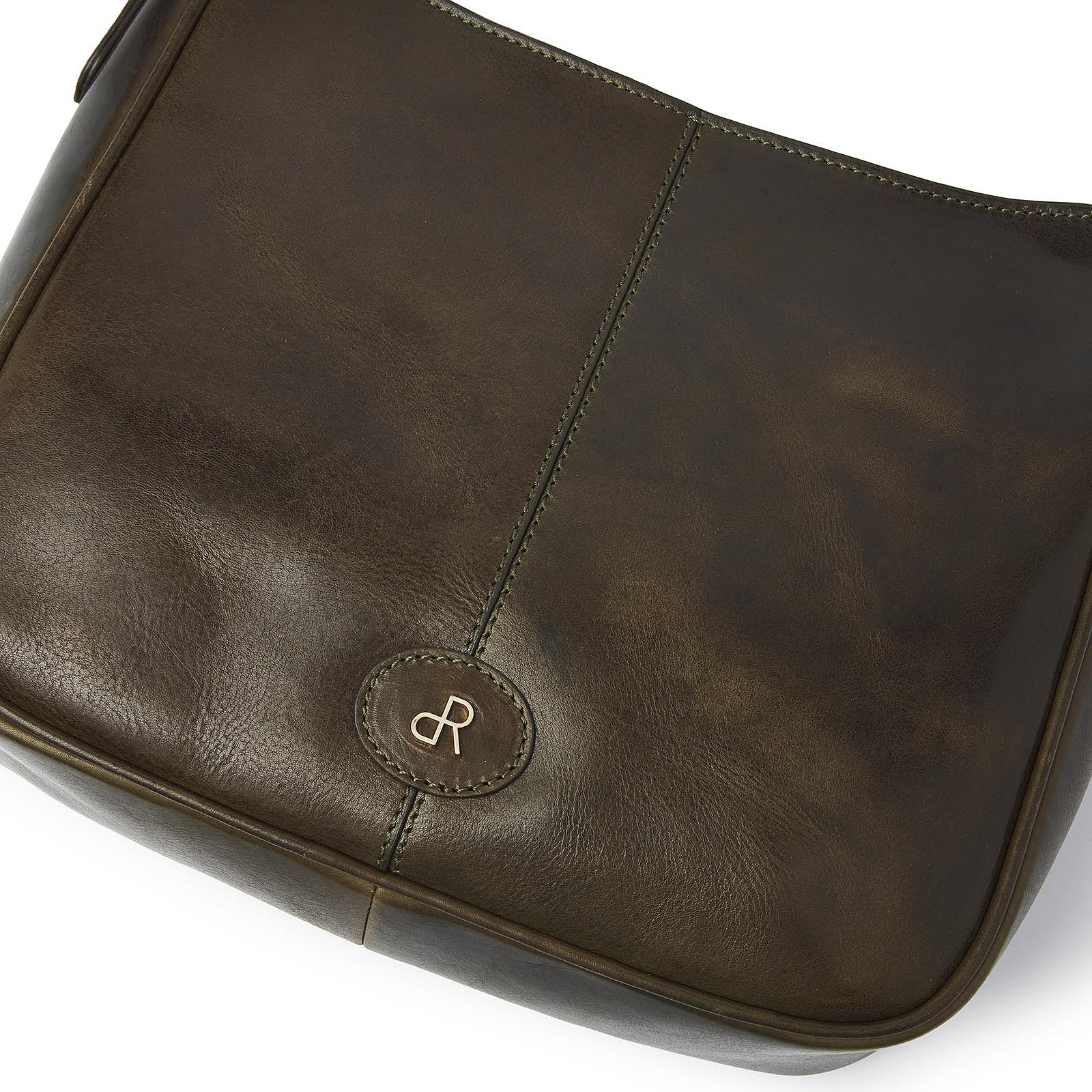 H.J. de Rooy Lederwaren 283770 Hand-Schoudertas Green