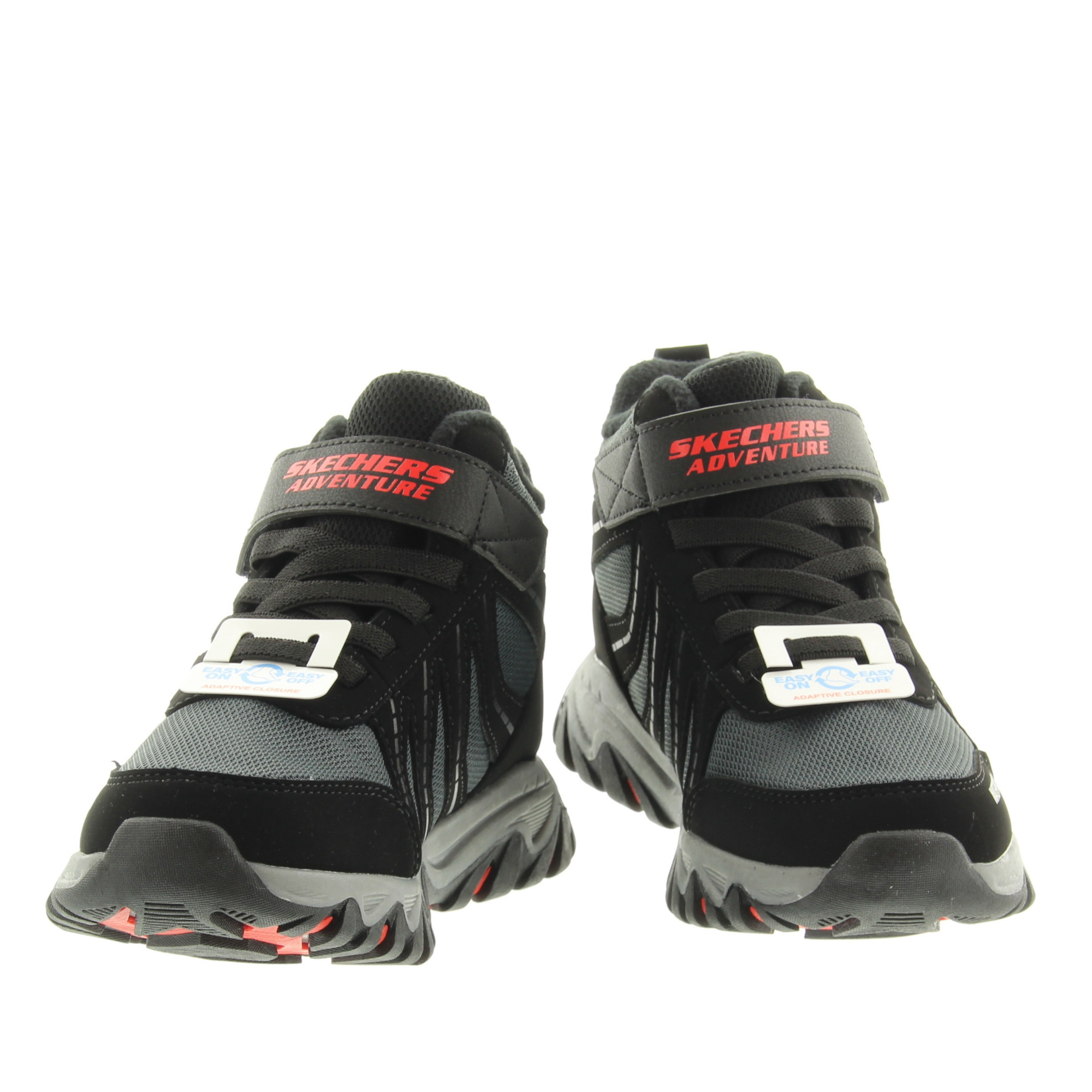 Skechers 406412L Rugged Tanger-Storm Trail BKRD Black Red