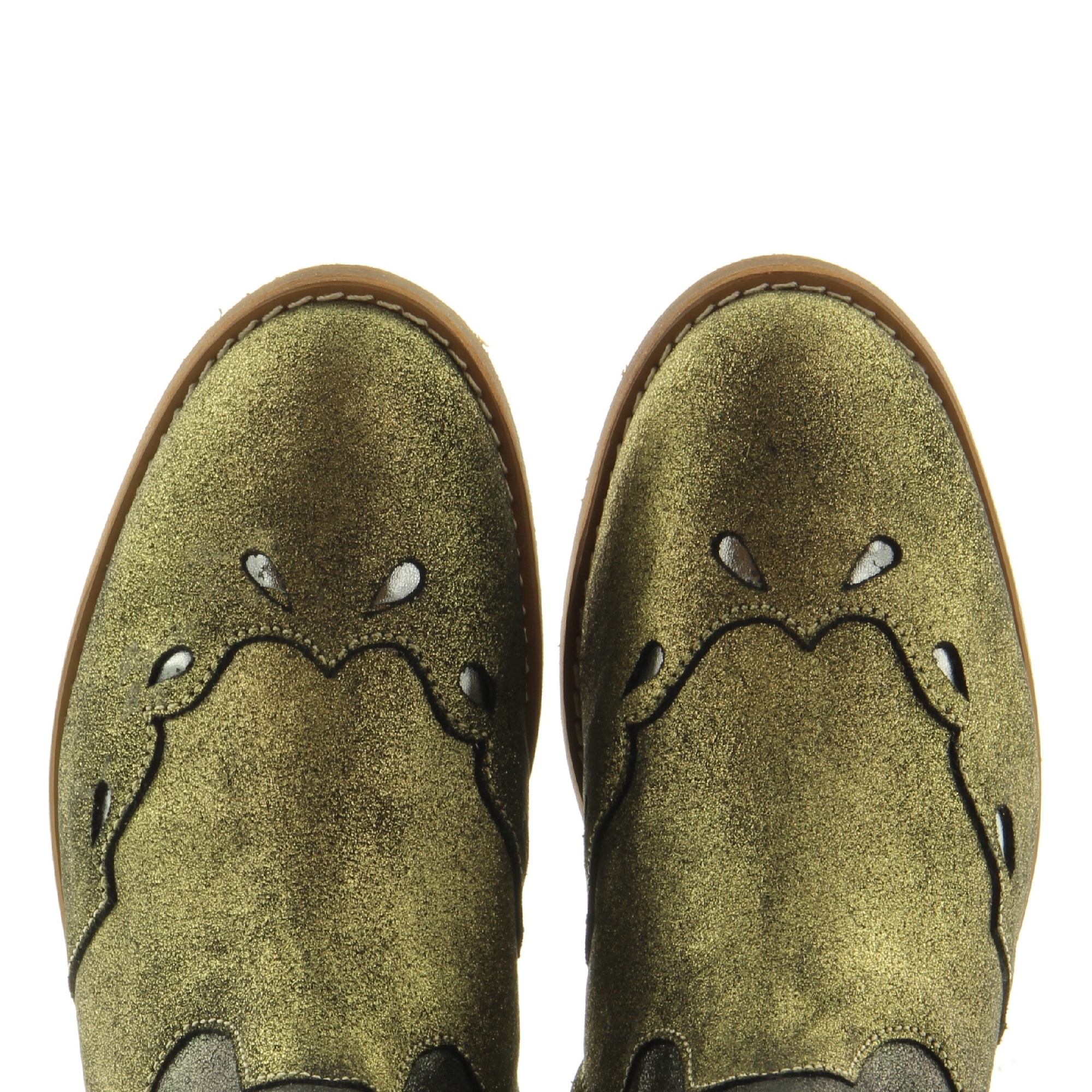 Clic 9835 Dore Metal Suede