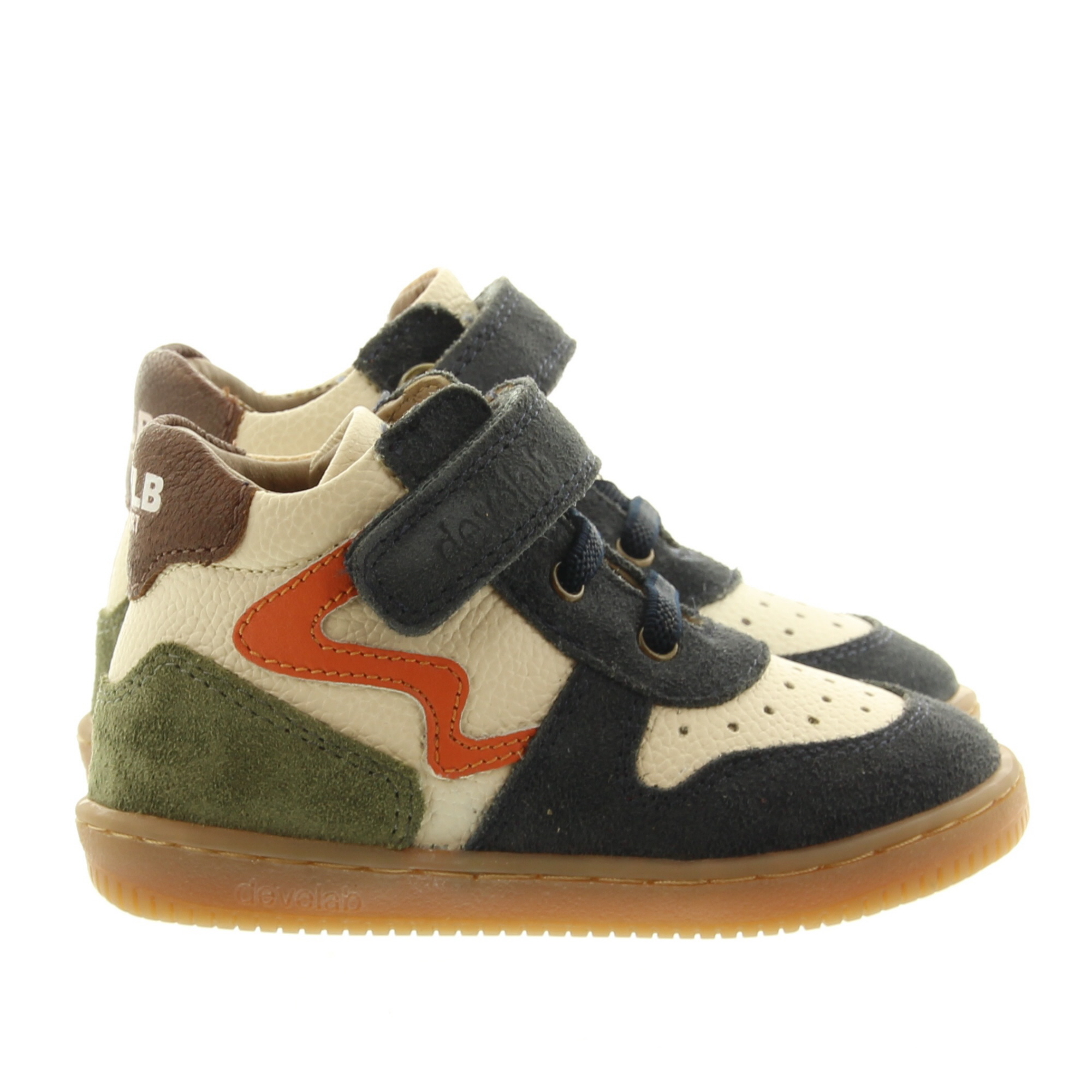 Develab 44451 693 Blue Combi Suede