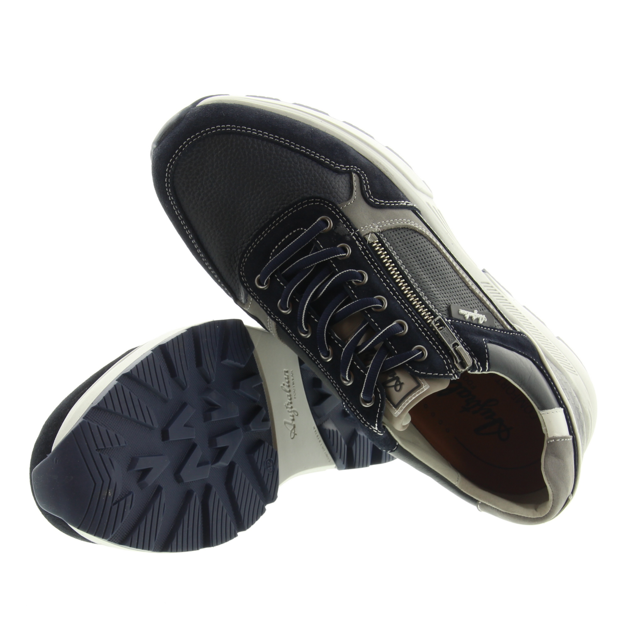 Australian Footwear 15.1682.02 Connery Width K S02 Blue Grey