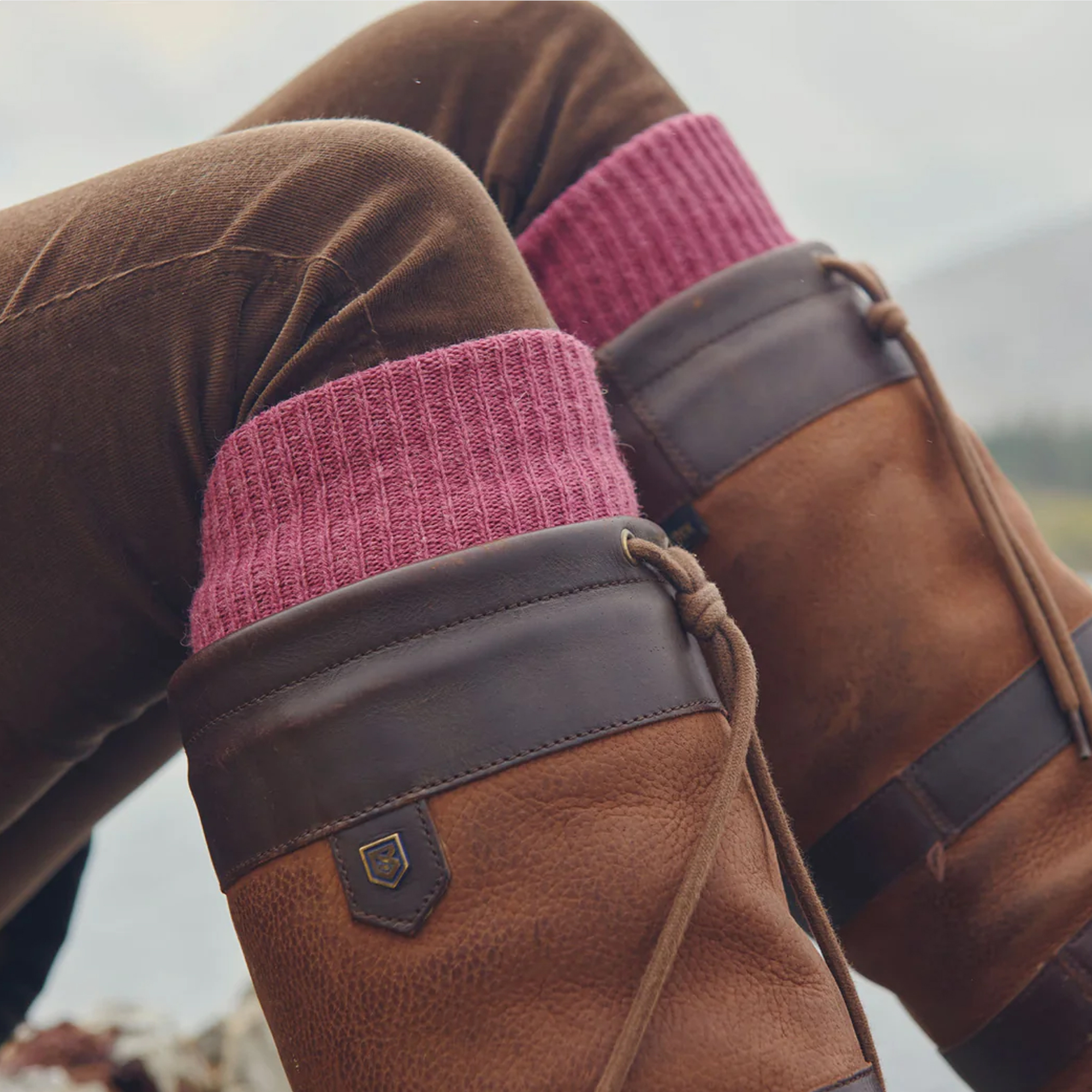 Dubarry Alpaca socks long 4133 34 Clover