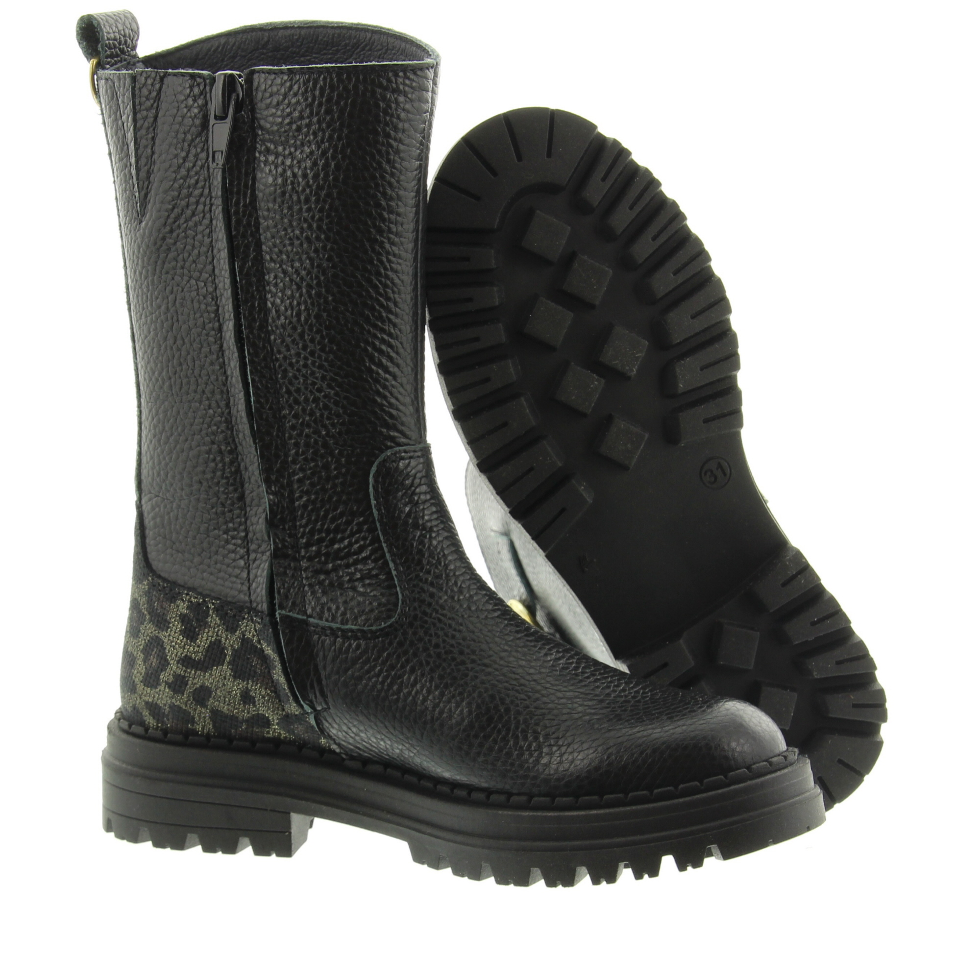 Red Rag Kids 12576 922 Black Nappa