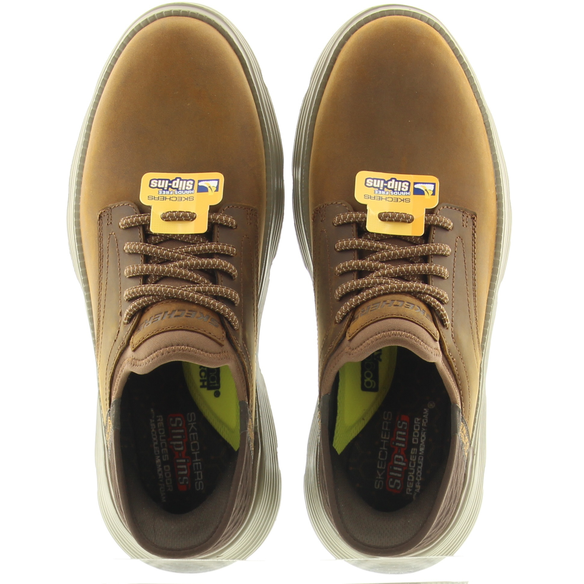 Skechers 205046 Garza-Gervin Slip-Ins CDB Cognac Darkbrown