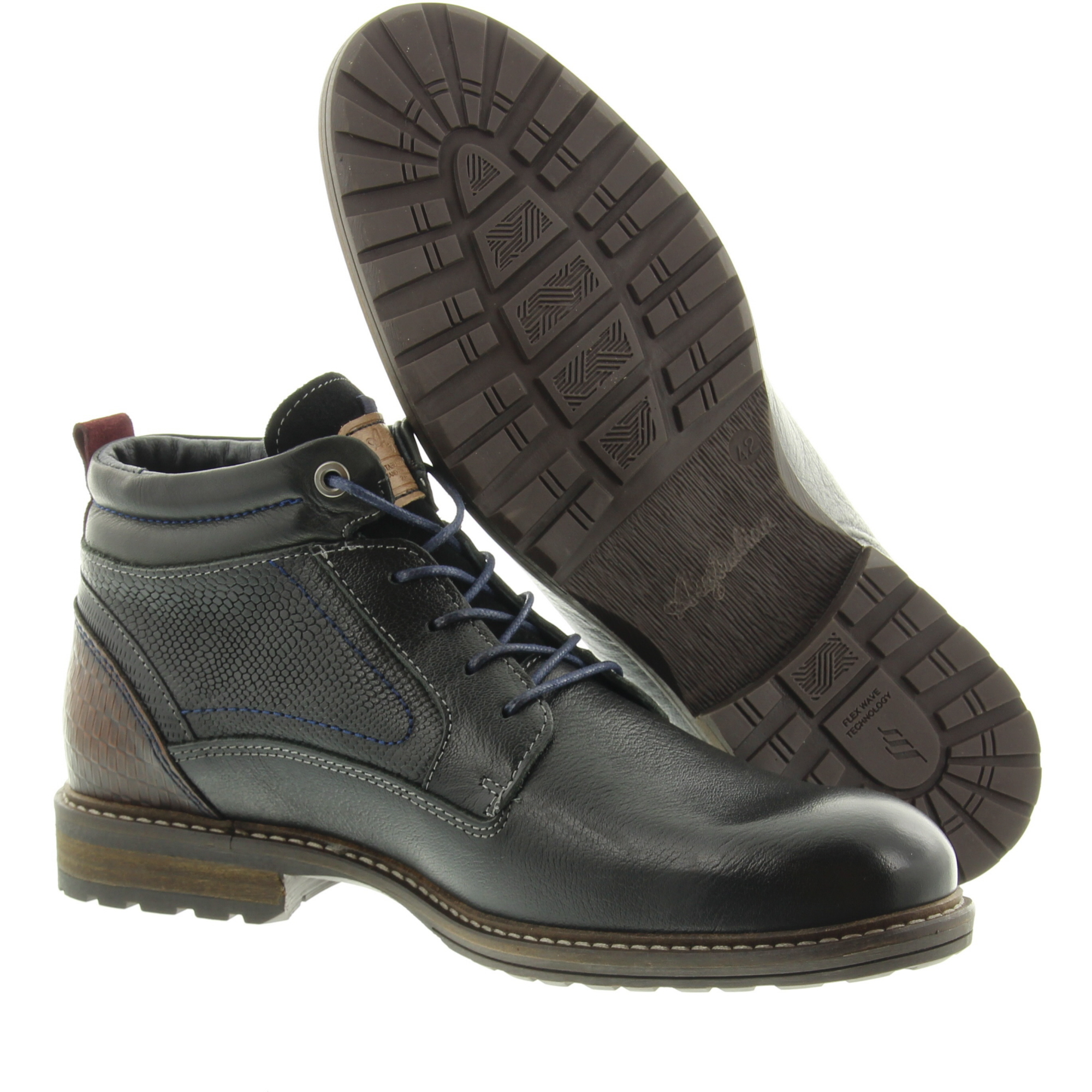 Australian Footwear 15.1212.06 Conley A93 Black-Burgundy