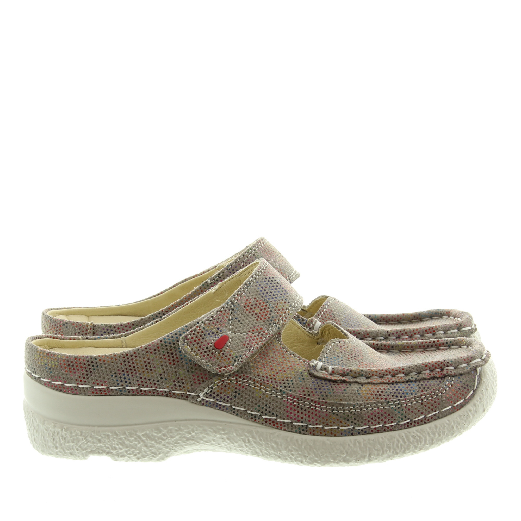 Wolky 0622745 Roll Slipper Flowerpoint Taupe summer