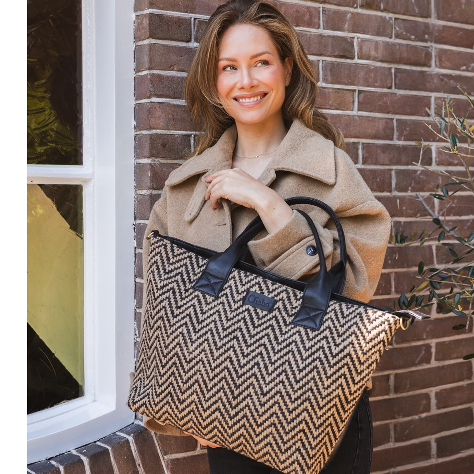 Chabo 202614 Romio Jaquard Shopper 10 Black Chabo 202614 Romio Jaquard Shopper 10 Black