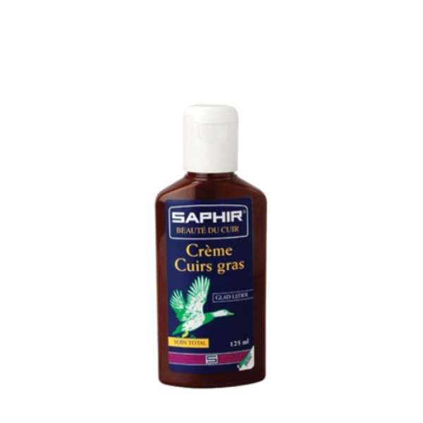 Saphir Greasy Leather Cream Wax Onguent Flacon middenbruin