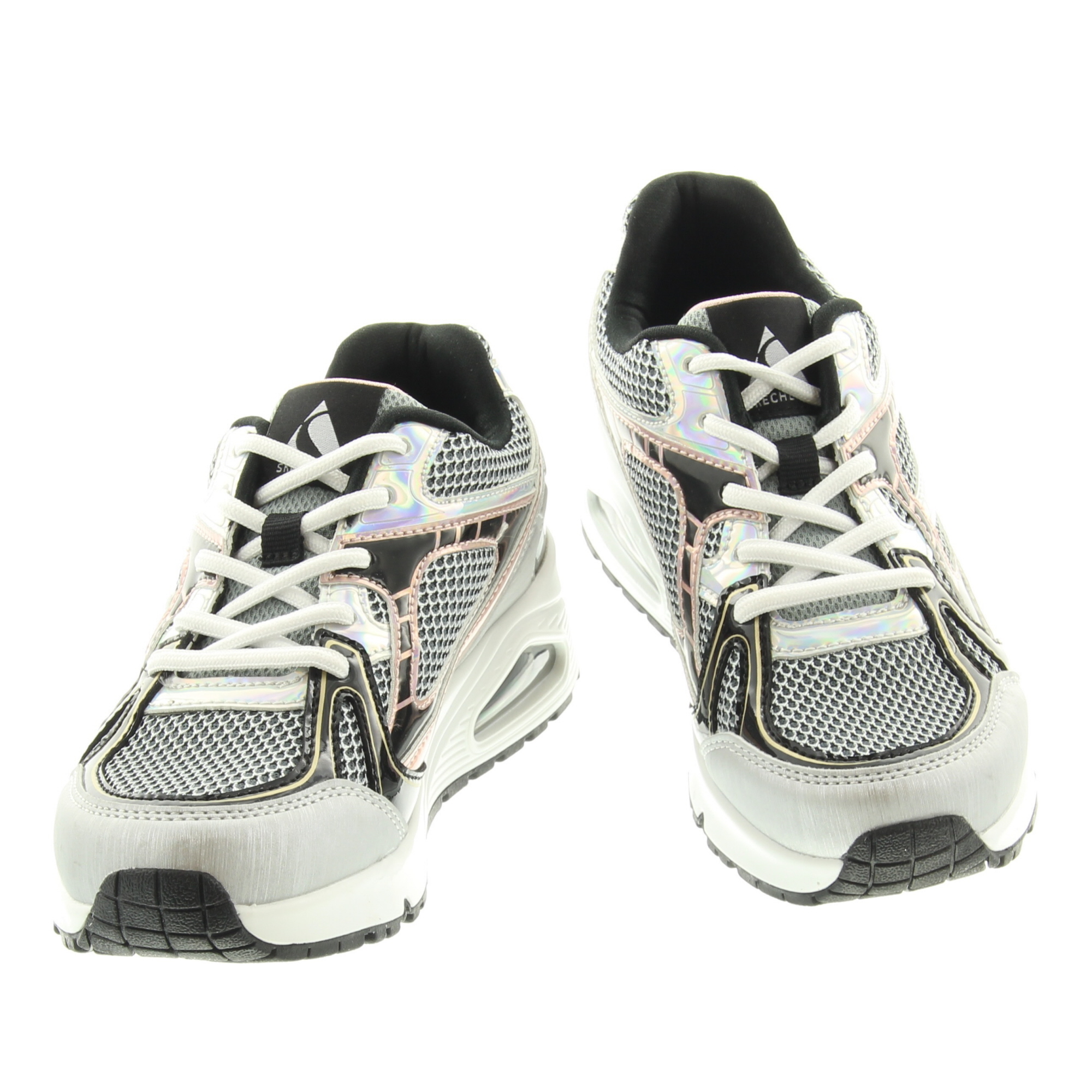 Skechers 310328L Uno Gen1-PlatinumFlash SLBK Silver Black