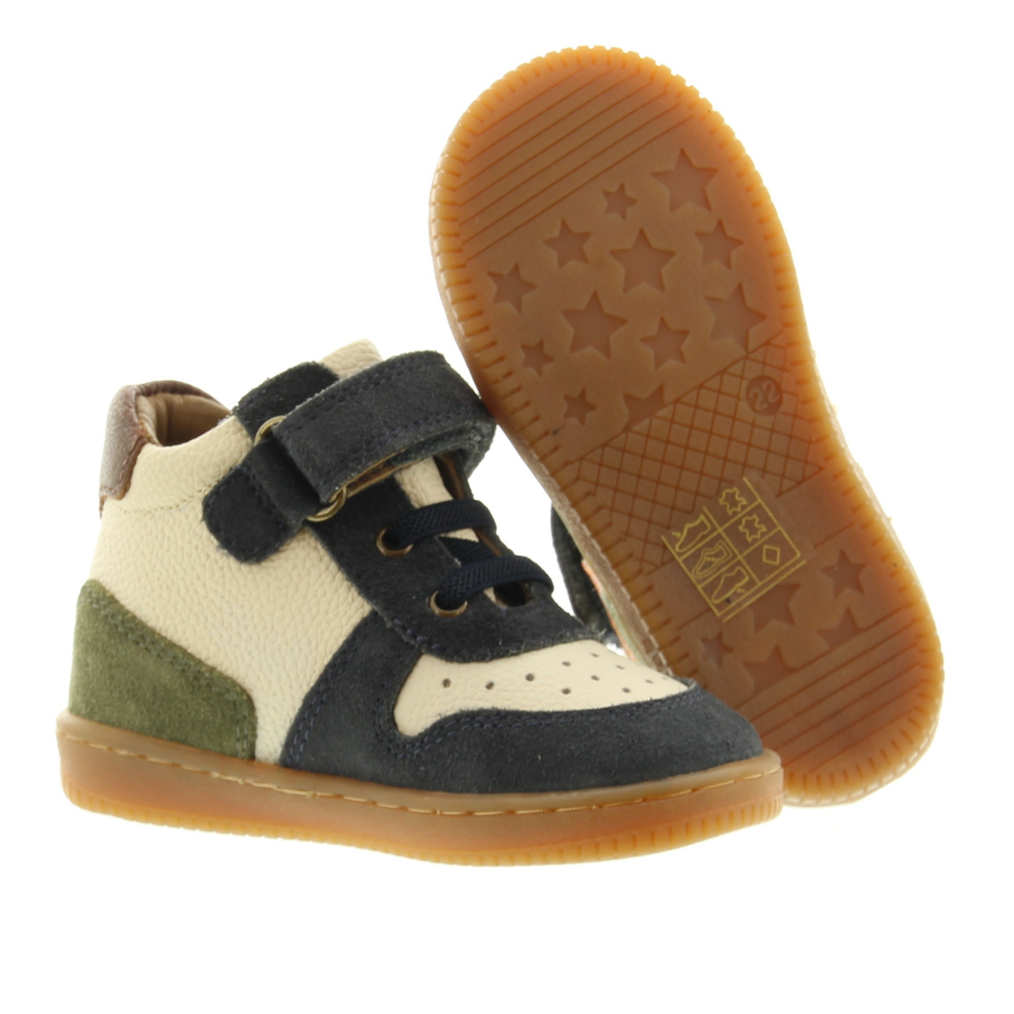 Develab 44451 693 Blue Combi Suede