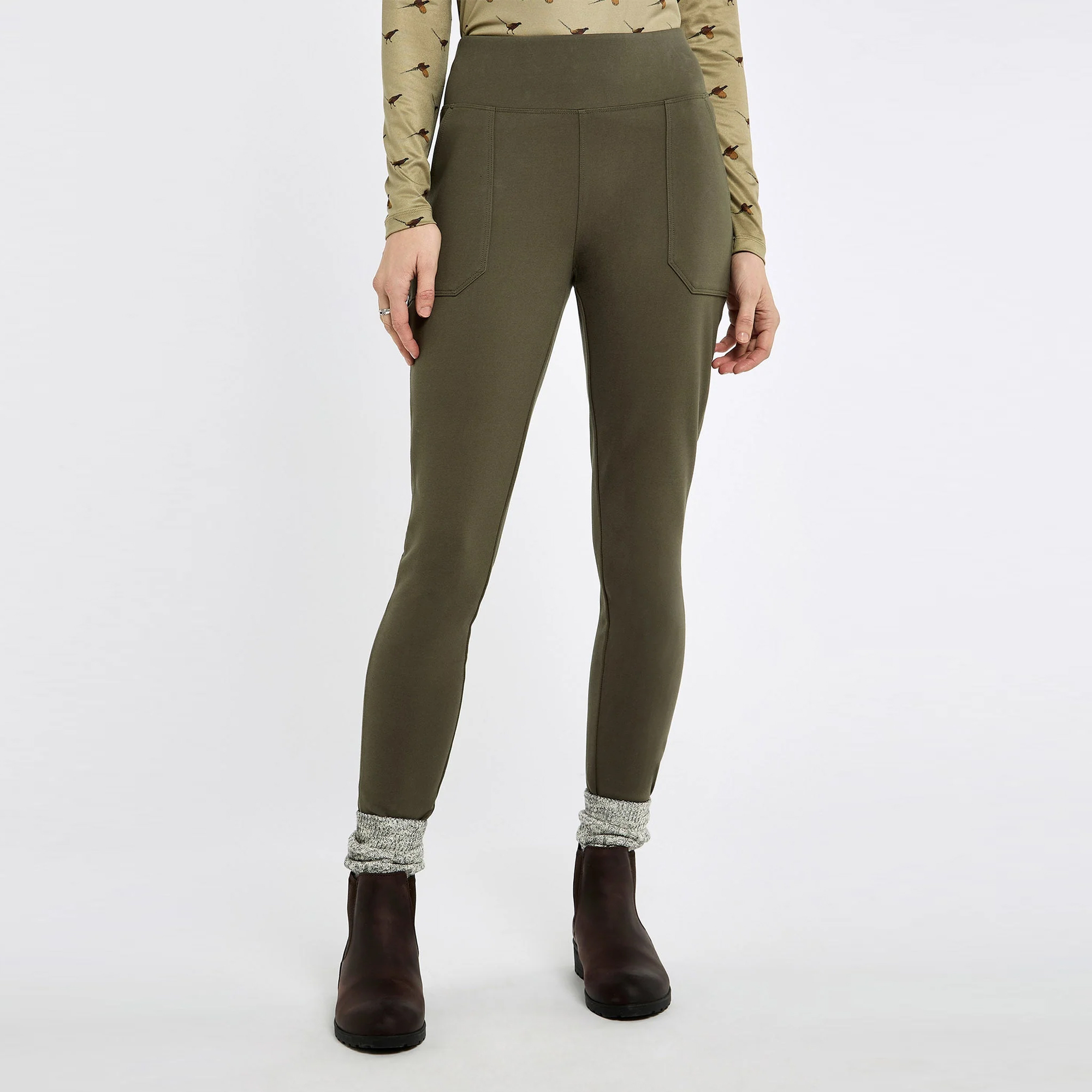 Dubarry 4198 Pepperwort stretchbroek 09 Olive