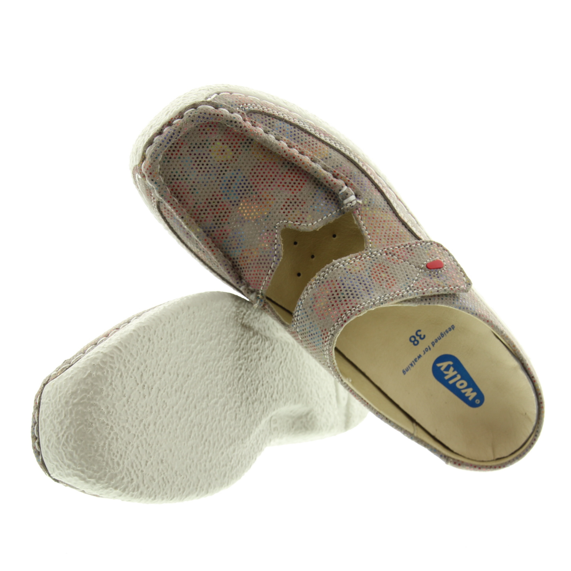 Wolky 0622745 Roll Slipper Flowerpoint Taupe summer