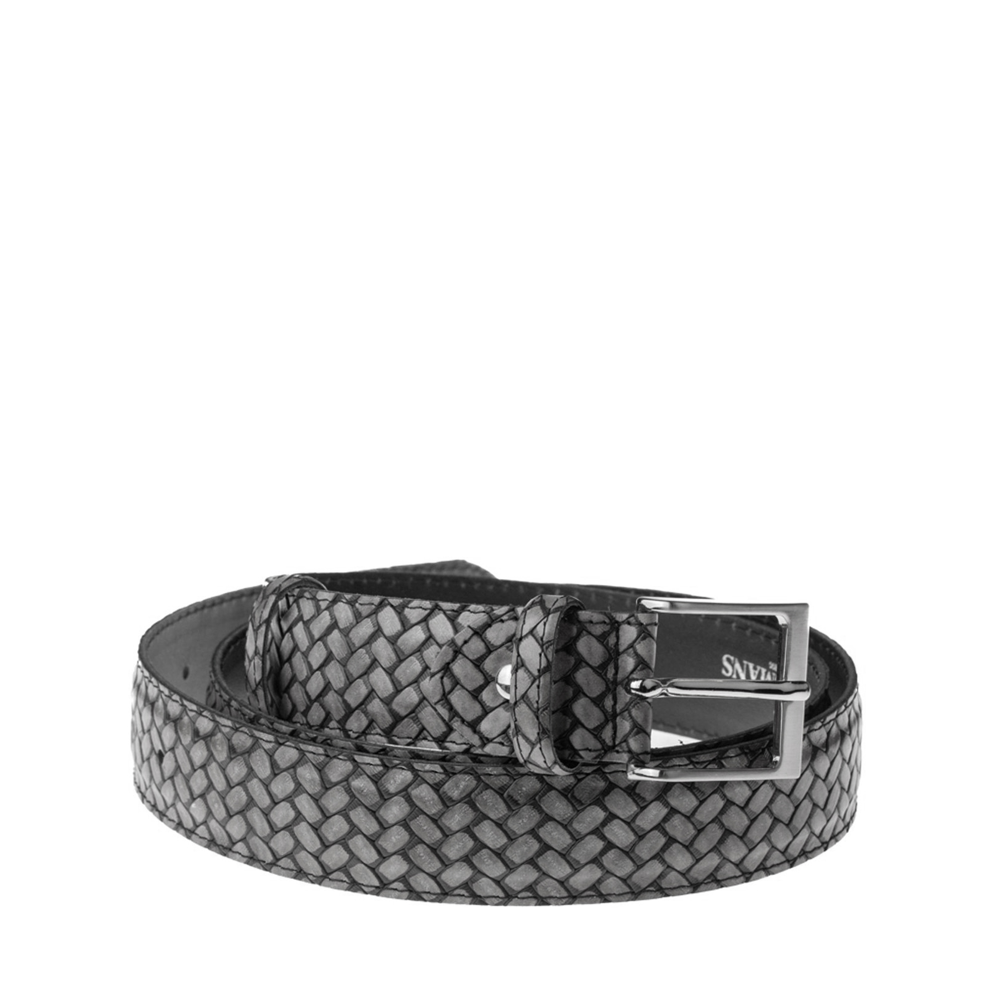 Berkelmans 252BELT407 Black White Grey Braided