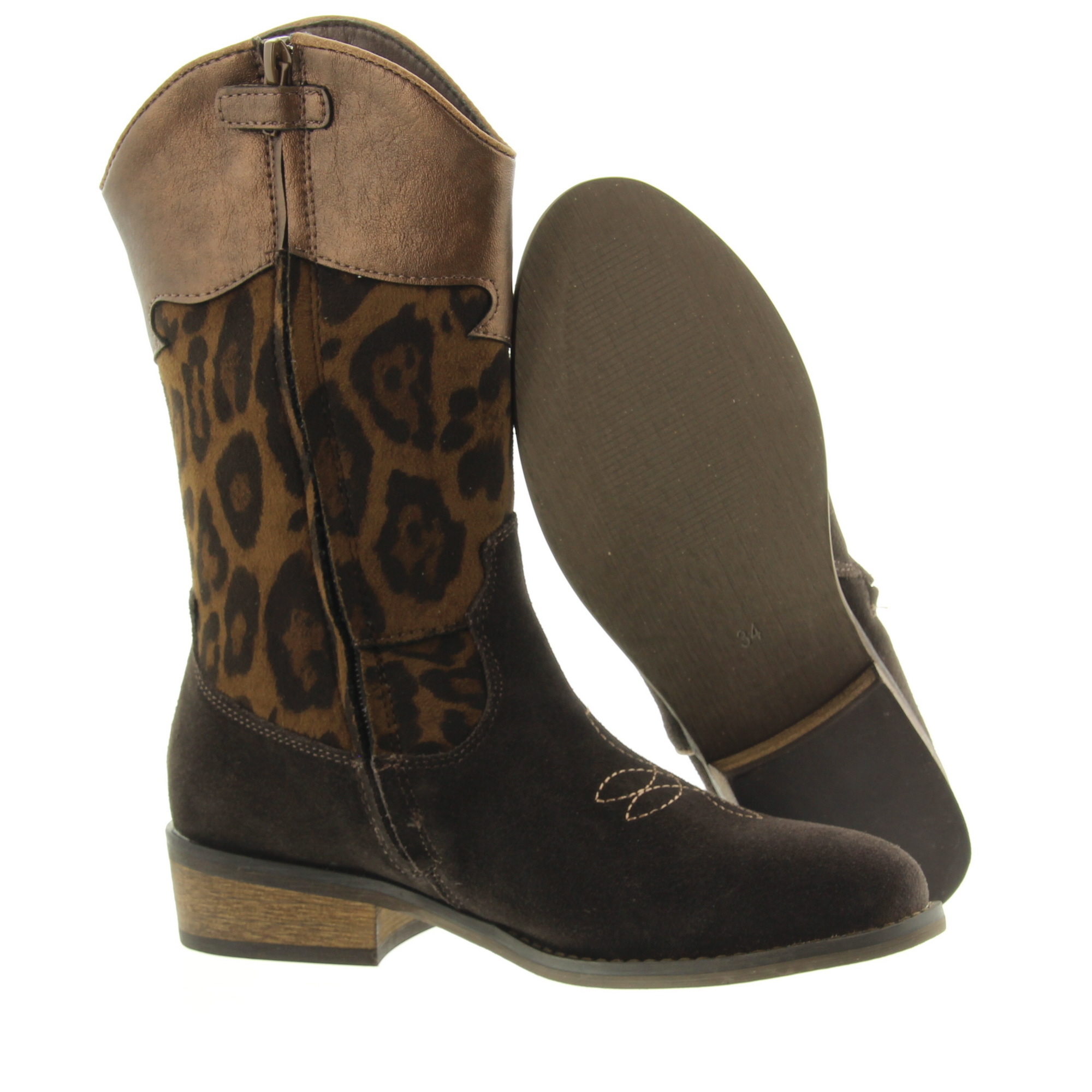 ShoesMe WT26W005-B Dark Brown Leo