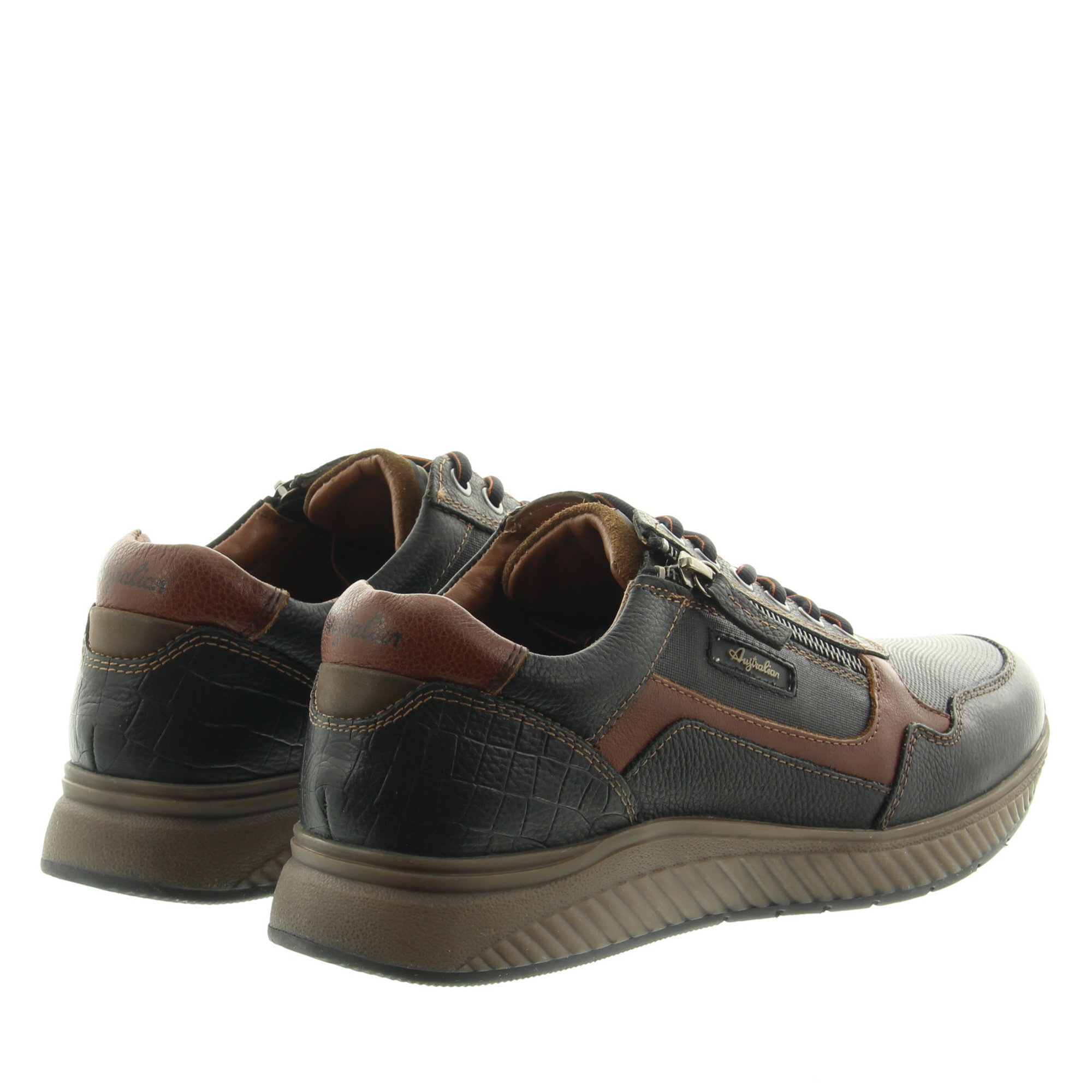 Australian Footwear 15.1607.02 Hatchback A08 Black-Cognac