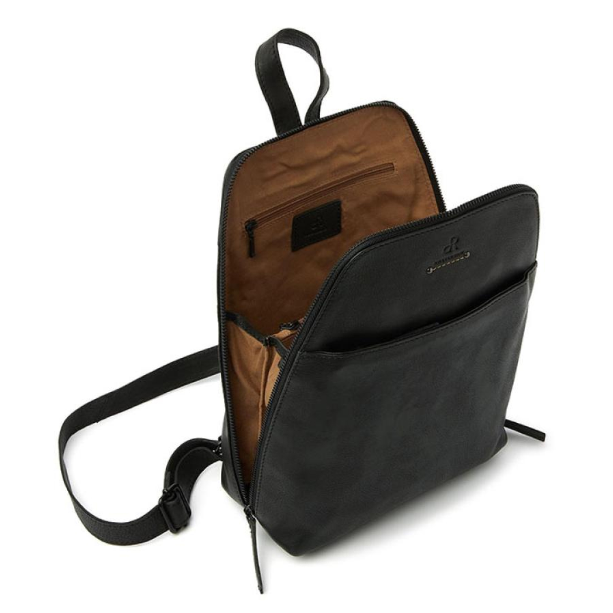 H.J. de Rooy Lederwaren 933690 Rugzak Black