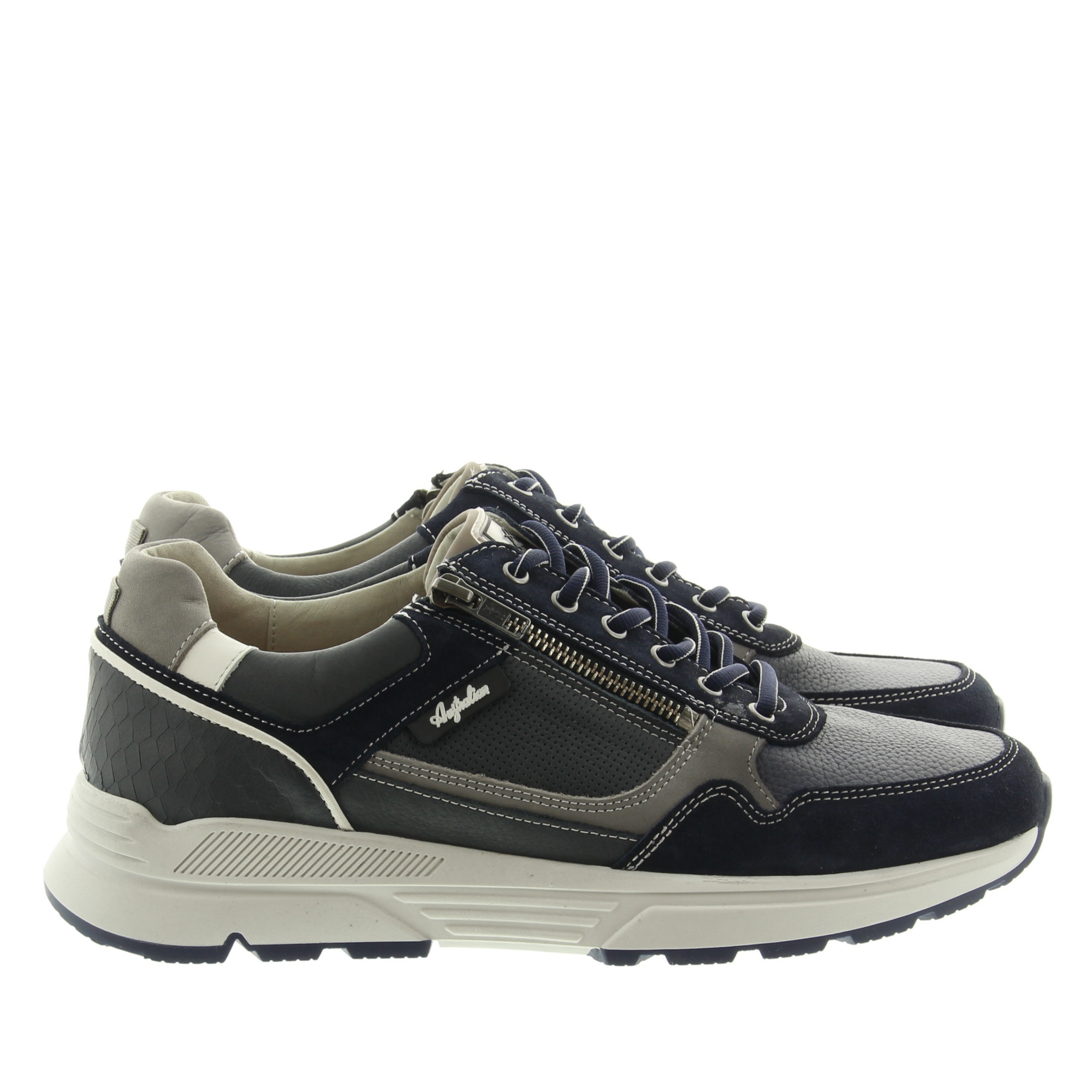 Australian Footwear 15.1682.02 Connery Width K S02 Blue Grey