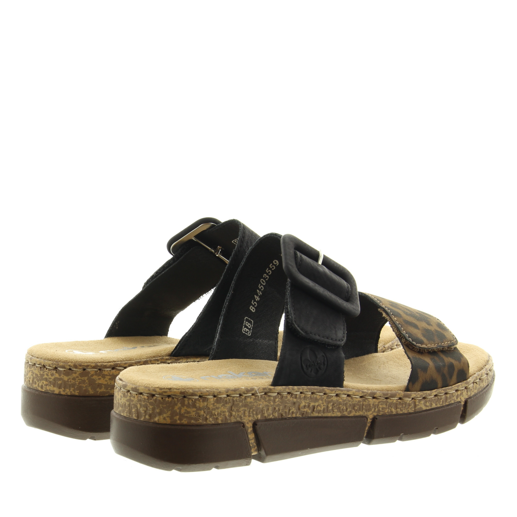 Rieker V2392 24 Braun Leo Schwarz