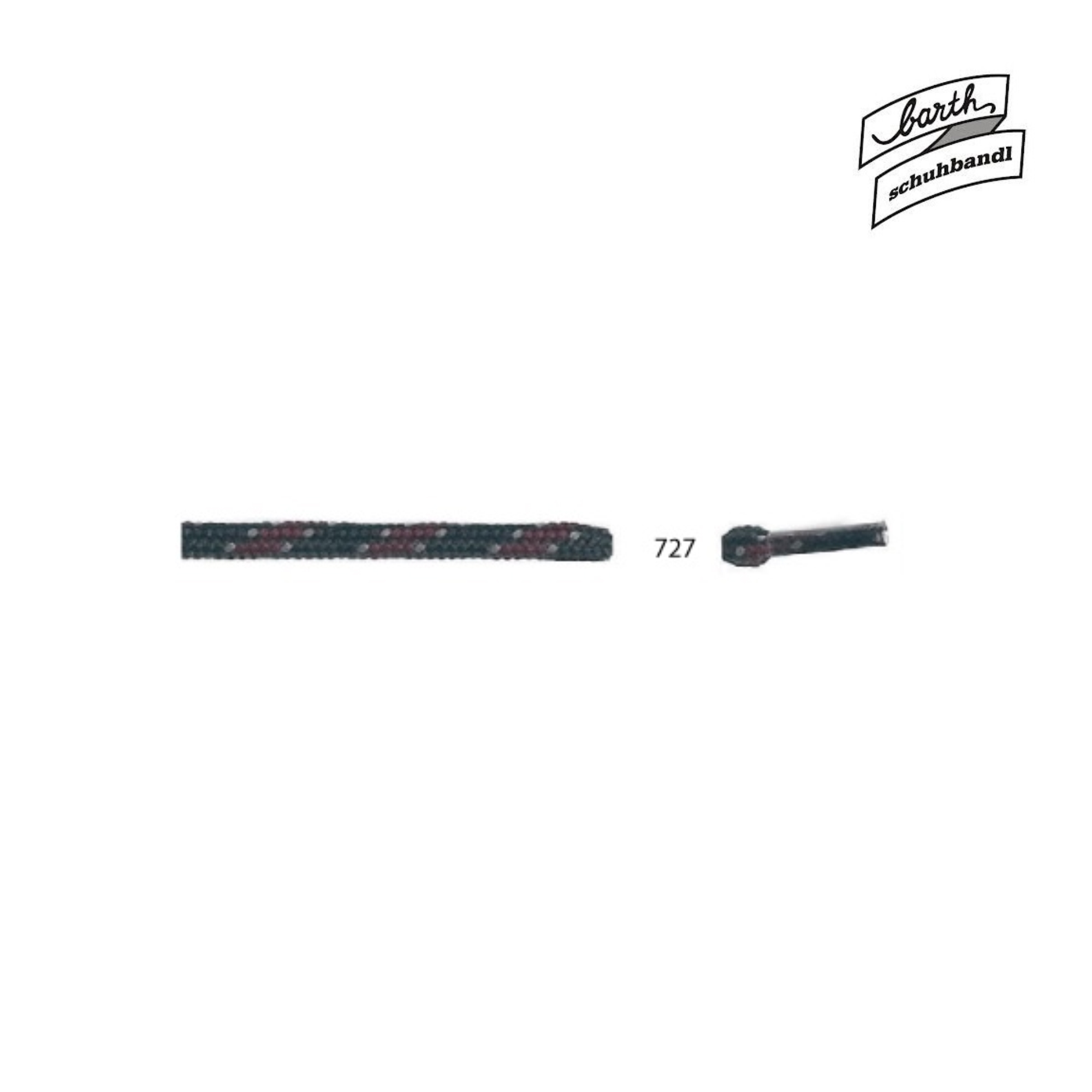 Barth 31B ronde veter 727 Grijs bordo