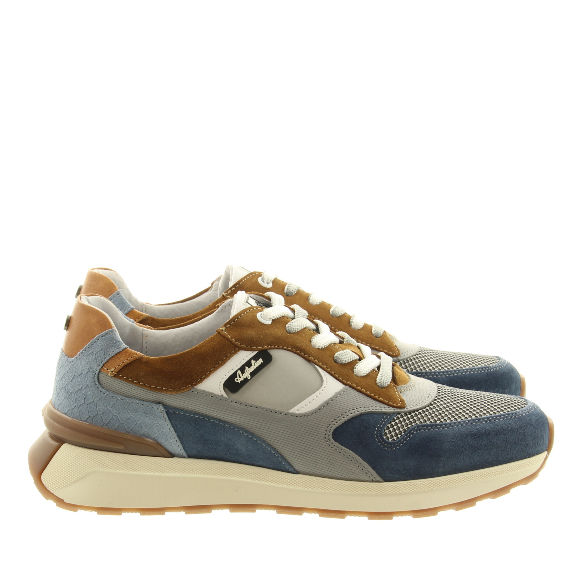 Australian Footwear Kyoto 15.1651.01 KE2 Grey-Blue Combi