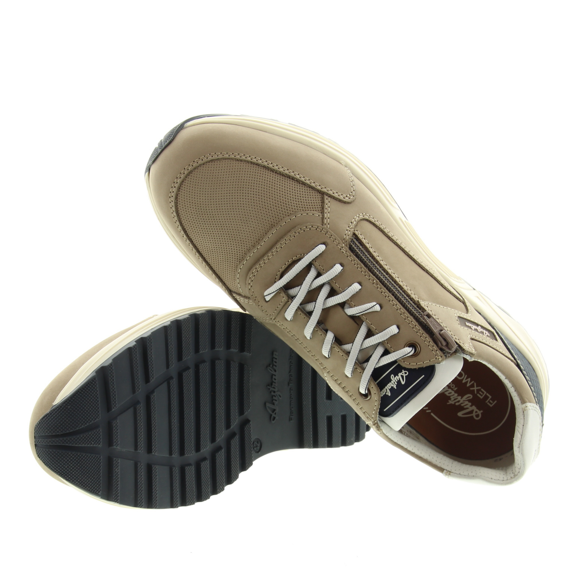 Australian Footwear 15.1686.03 Discover L37 Taupe Blue White