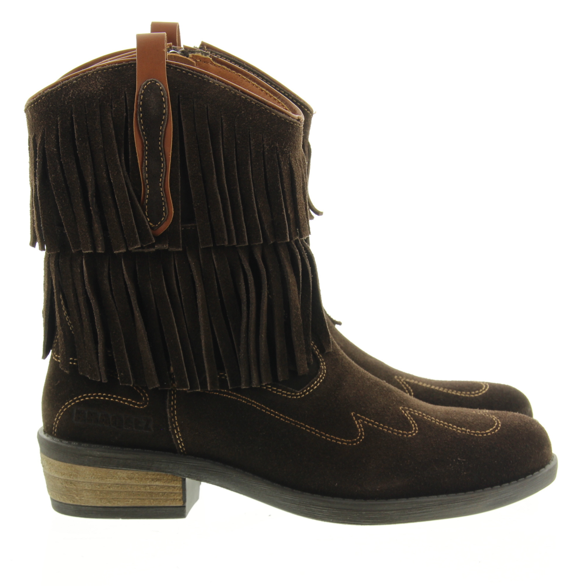 Braqeez 426681-417 Clara Cowboy 417 Dark Brown